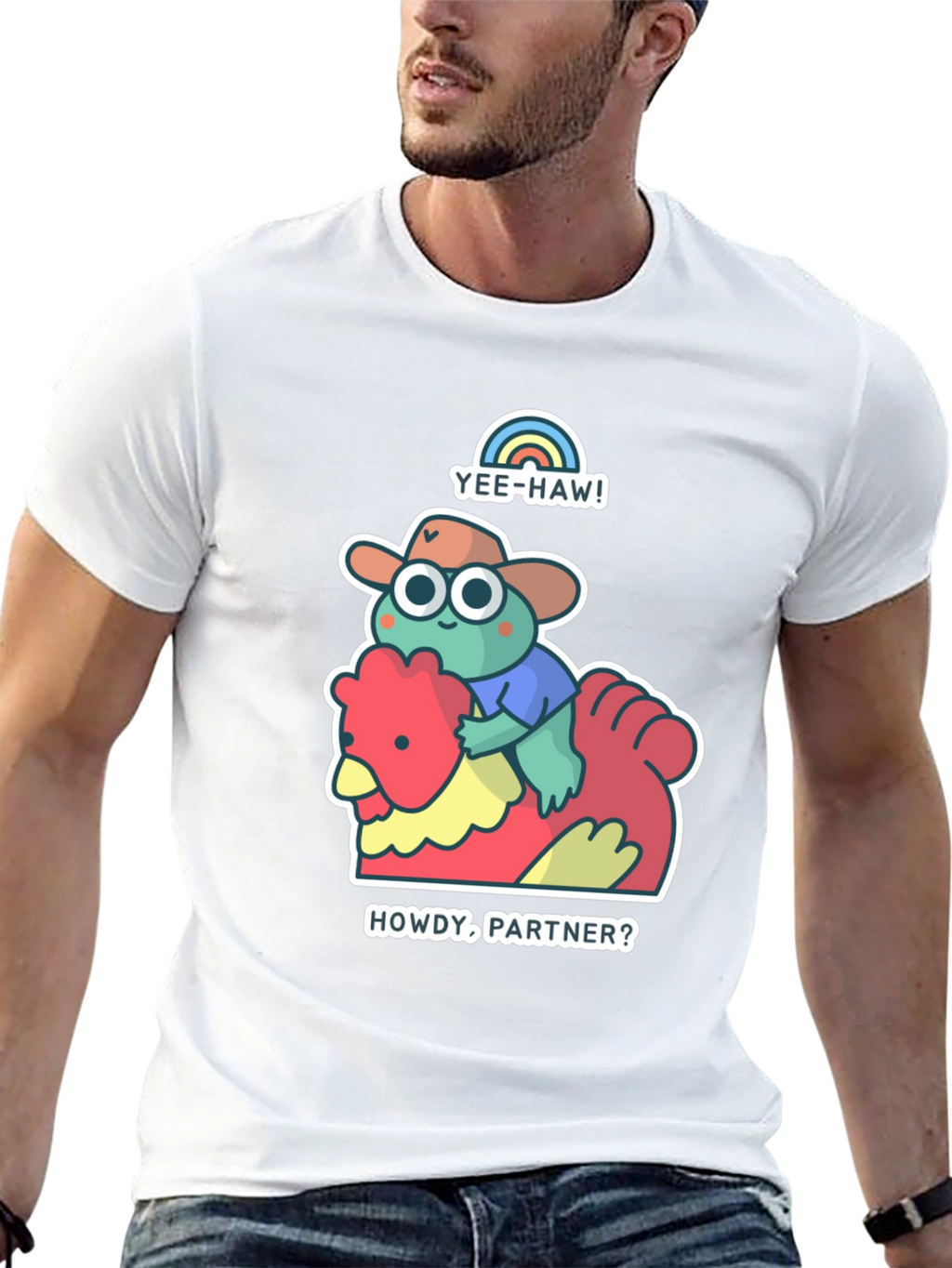 Yee-Haw Frog T-Shirt
