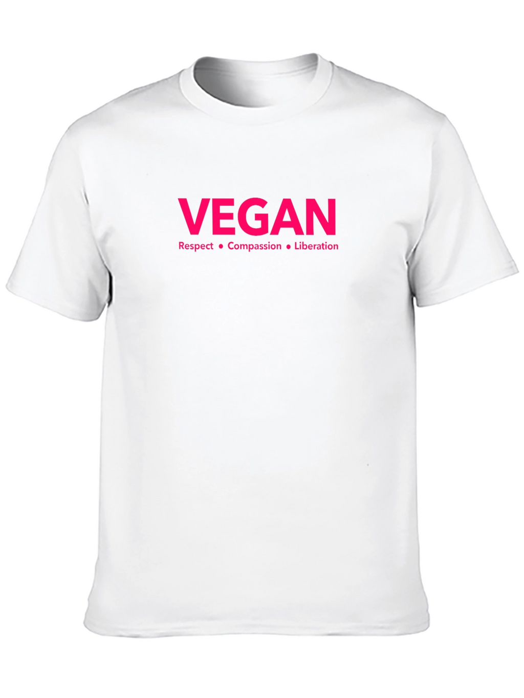 Vegan Respect Compassion Liberation Black T-Shirt