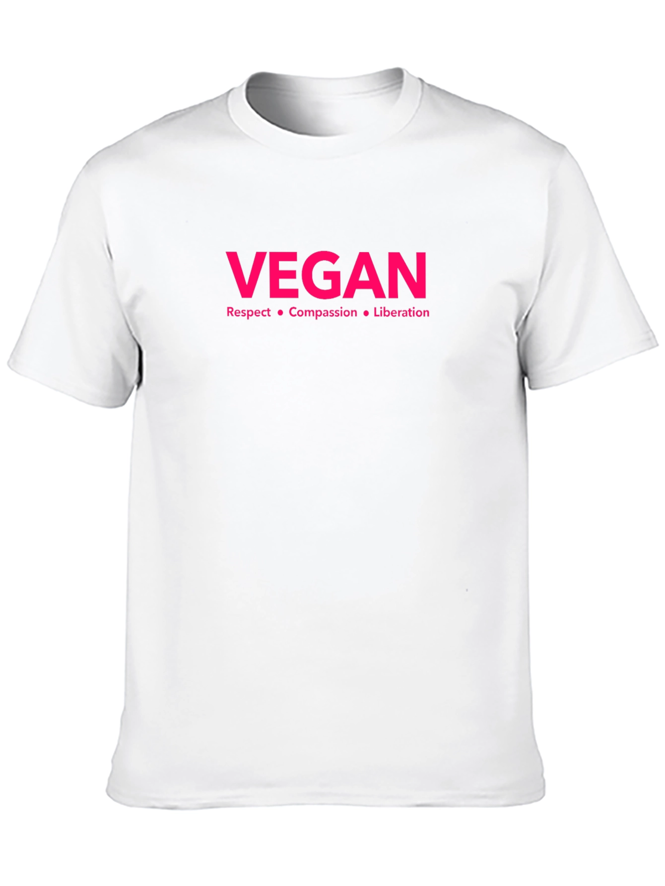Vegan Respect Compassion Liberation Black T-Shirt