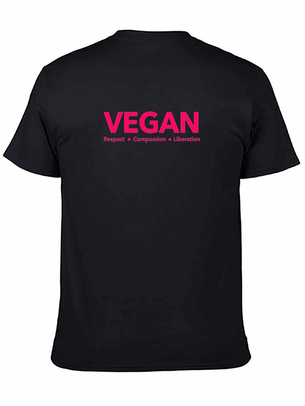 Vegan Respect Compassion Liberation Black T-Shirt