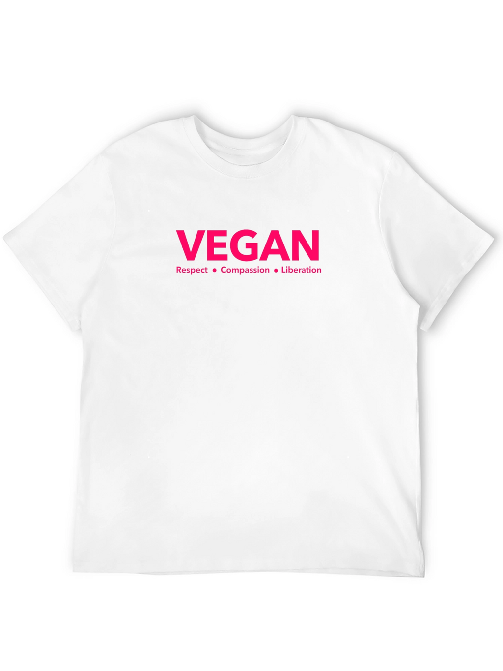 Vegan Respect Compassion Liberation Black T-Shirt