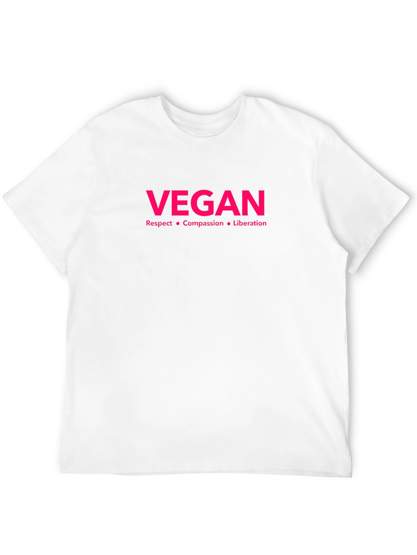 Vegan Respect Compassion Liberation Black T-Shirt