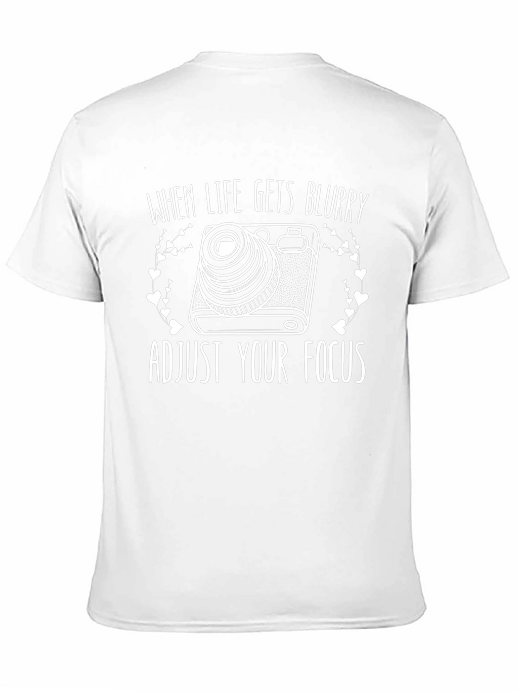 Adjust Your Focus Black Graphic Tee