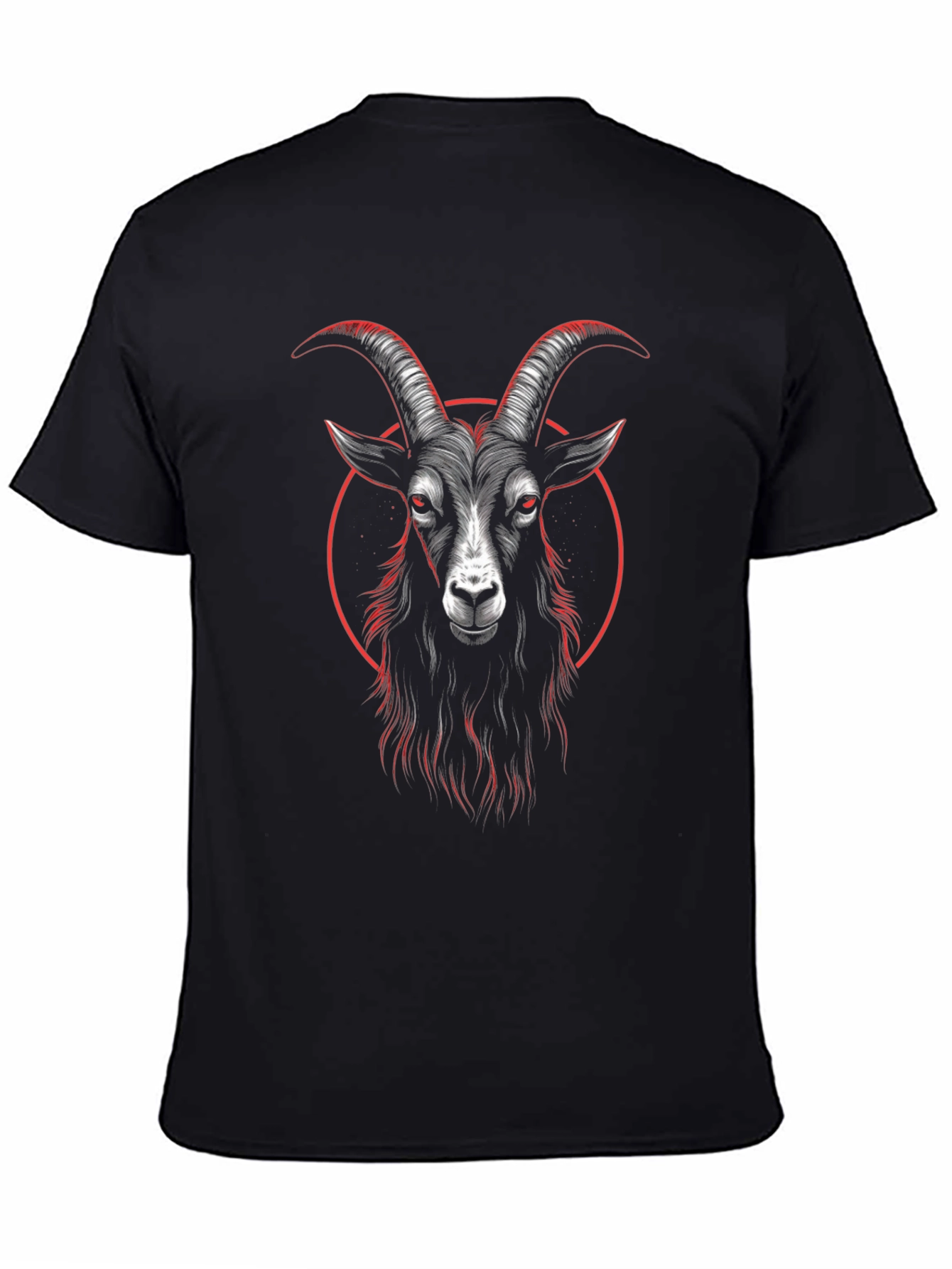 Baphomet Goat Tee - Occult Graphic Print T-Shirt
