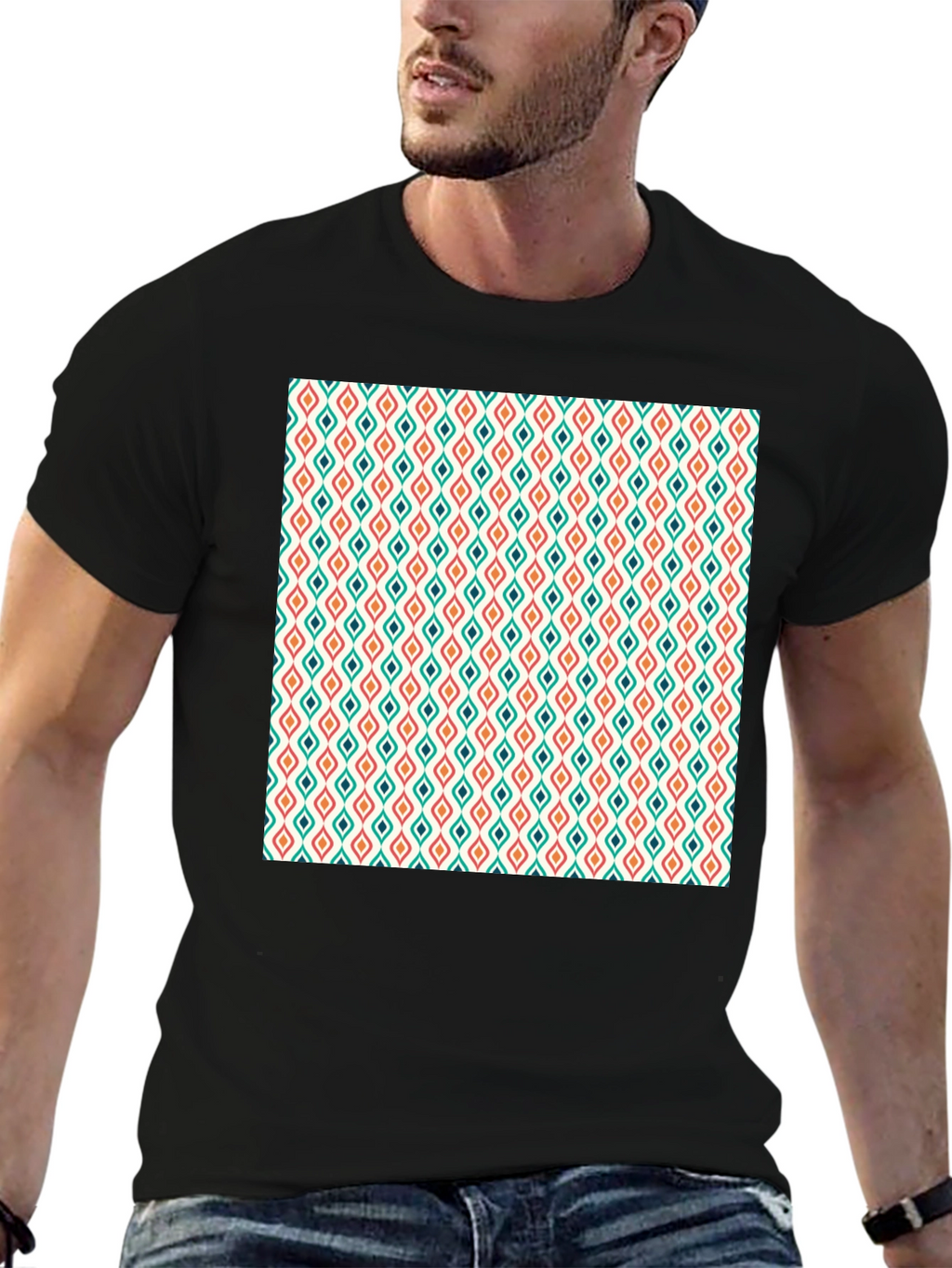 Patterned Tee - Modern Design