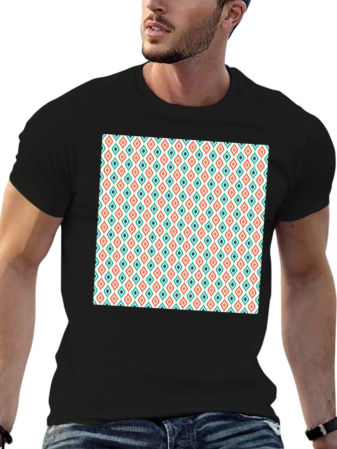 Patterned Tee - Modern Design