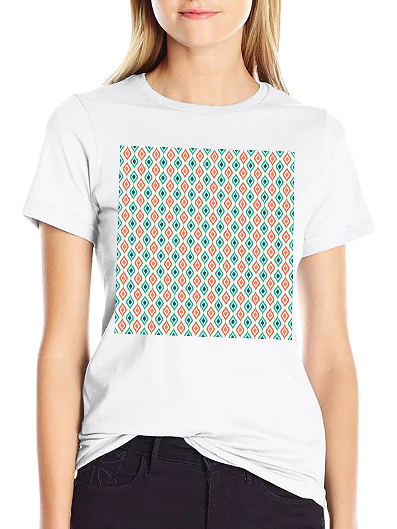 Patterned Tee - Modern Design