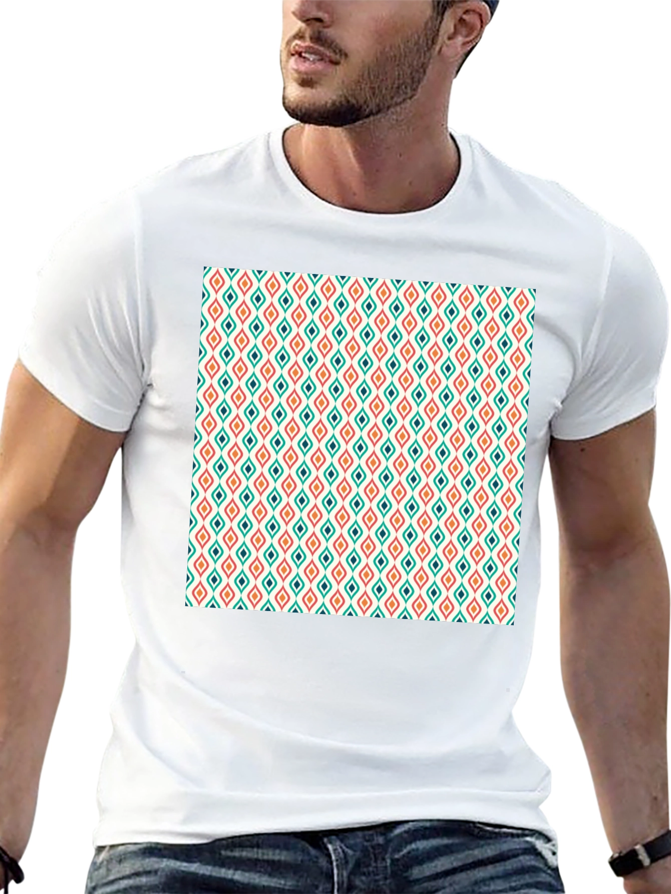 Patterned Tee - Modern Design