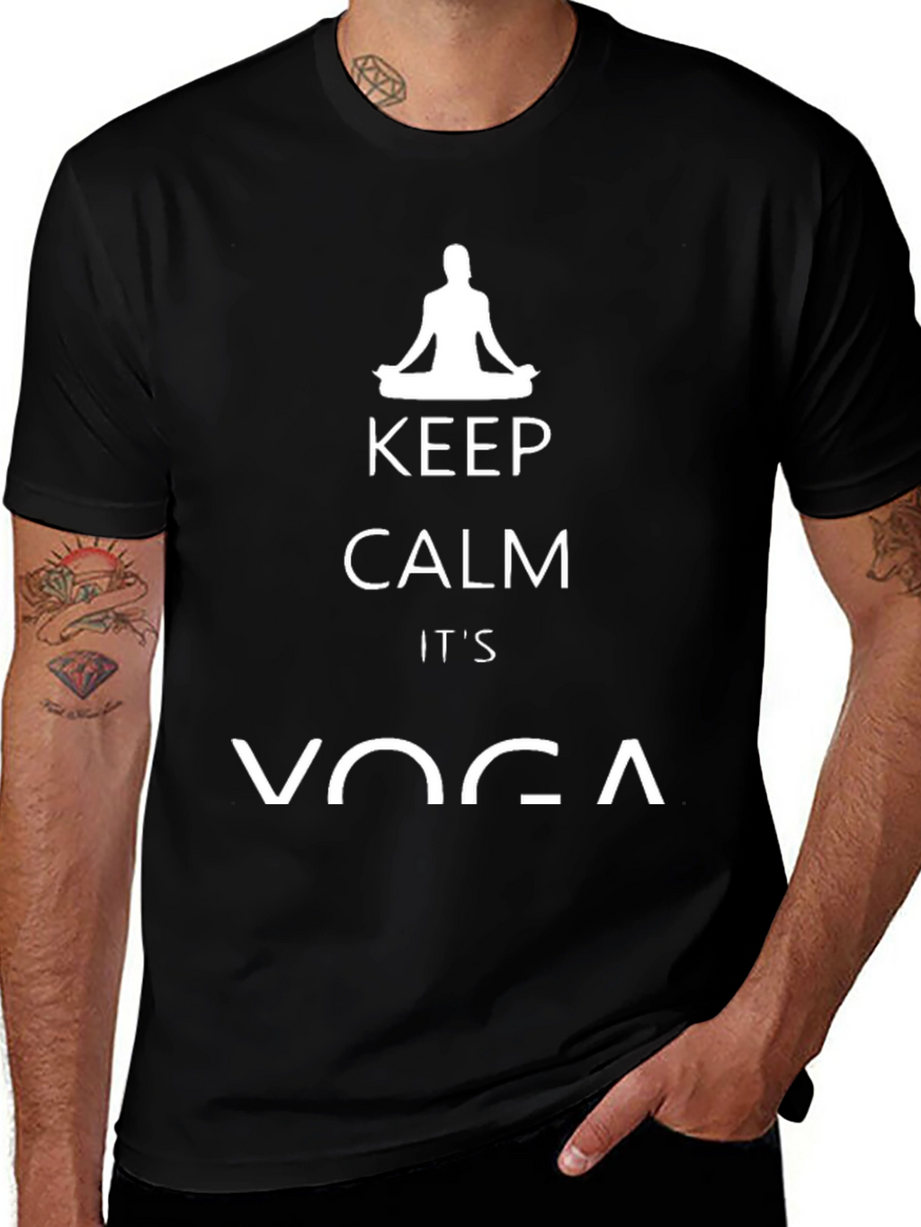Keep Calm Its Yoga T-Shirt