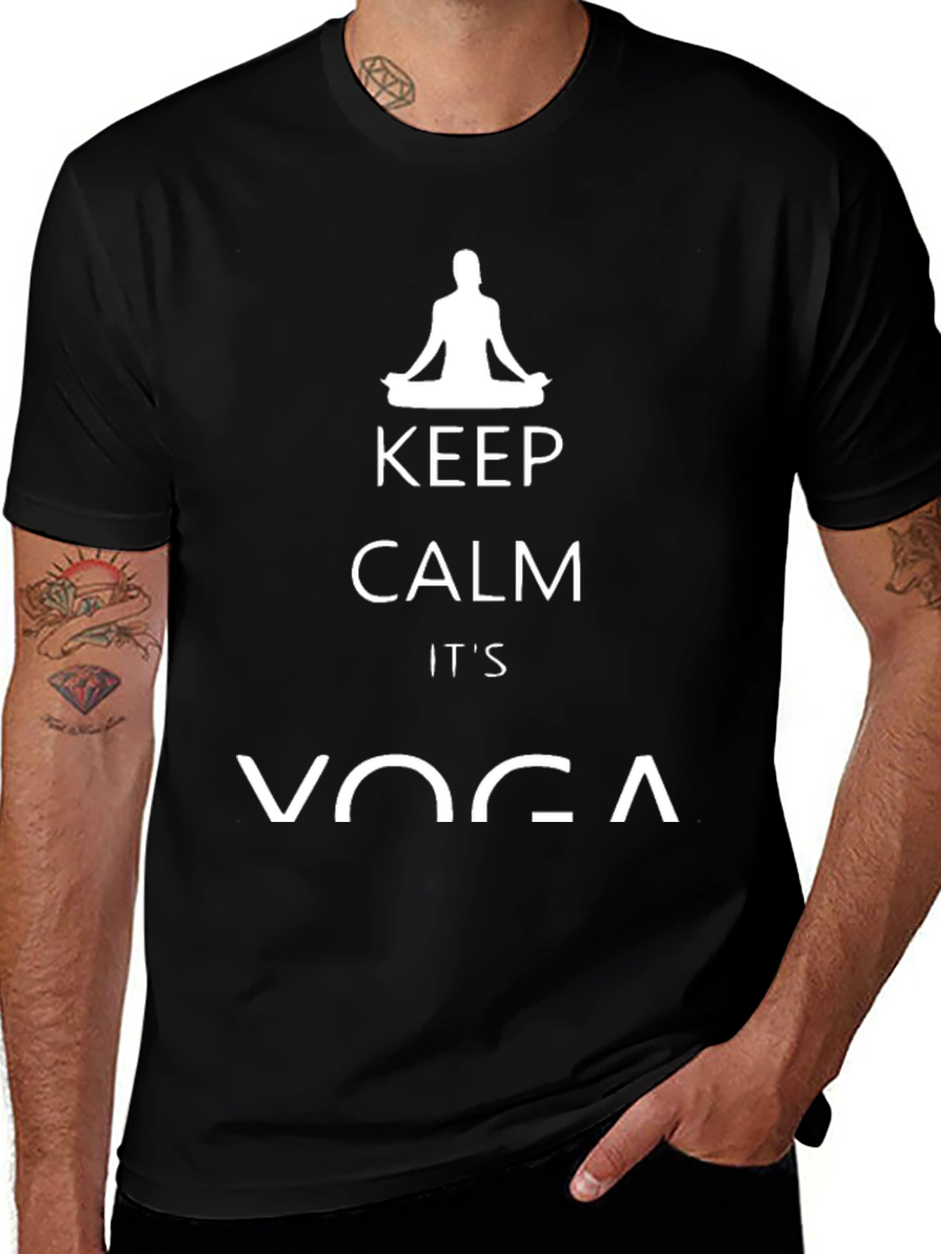 Keep Calm Its Yoga T-Shirt