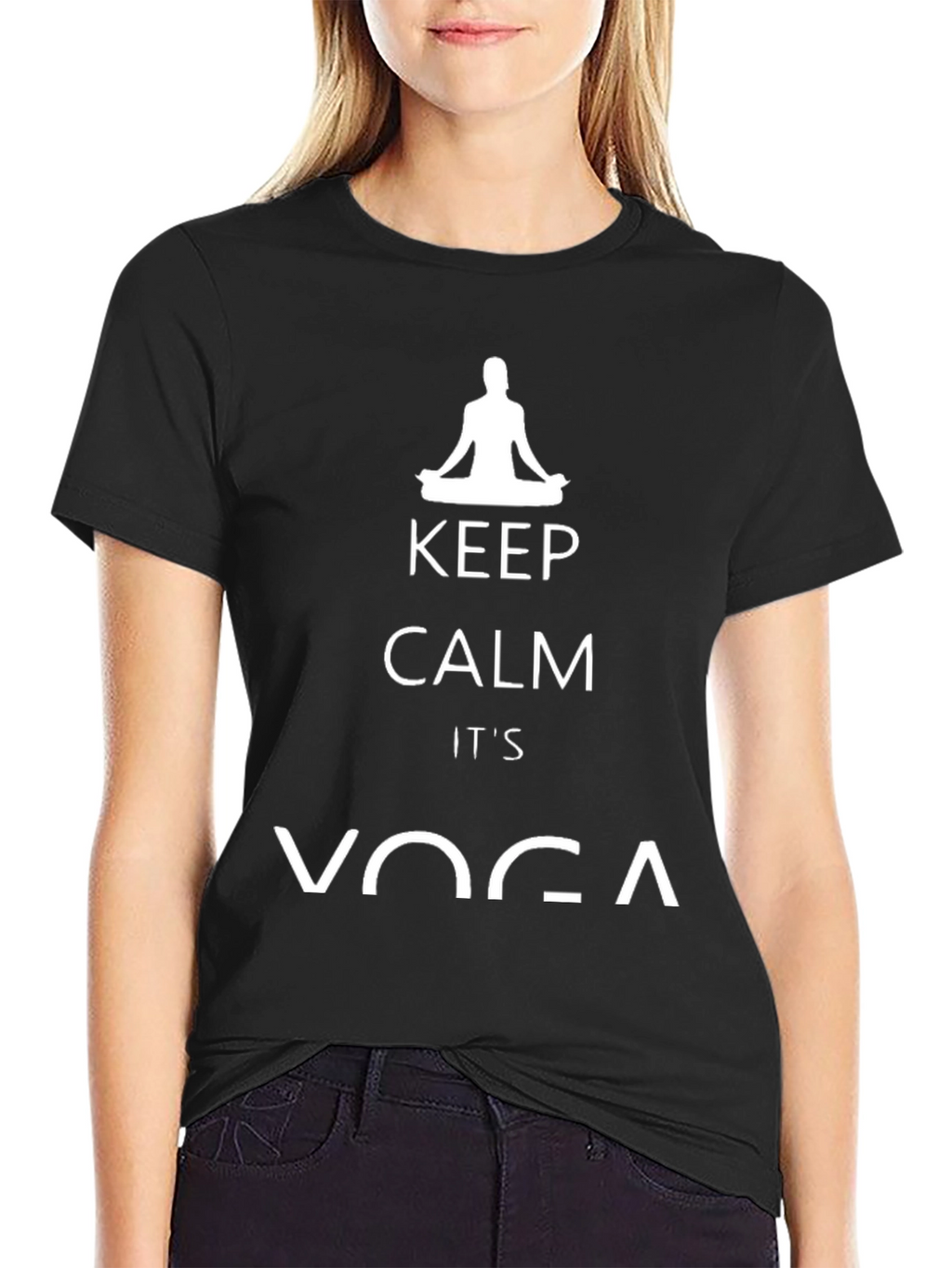 Keep Calm Its Yoga T-Shirt