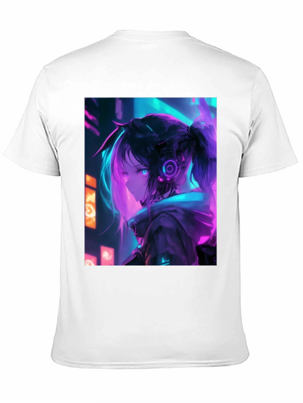 Anime Girl Cyberpunk T-Shirt