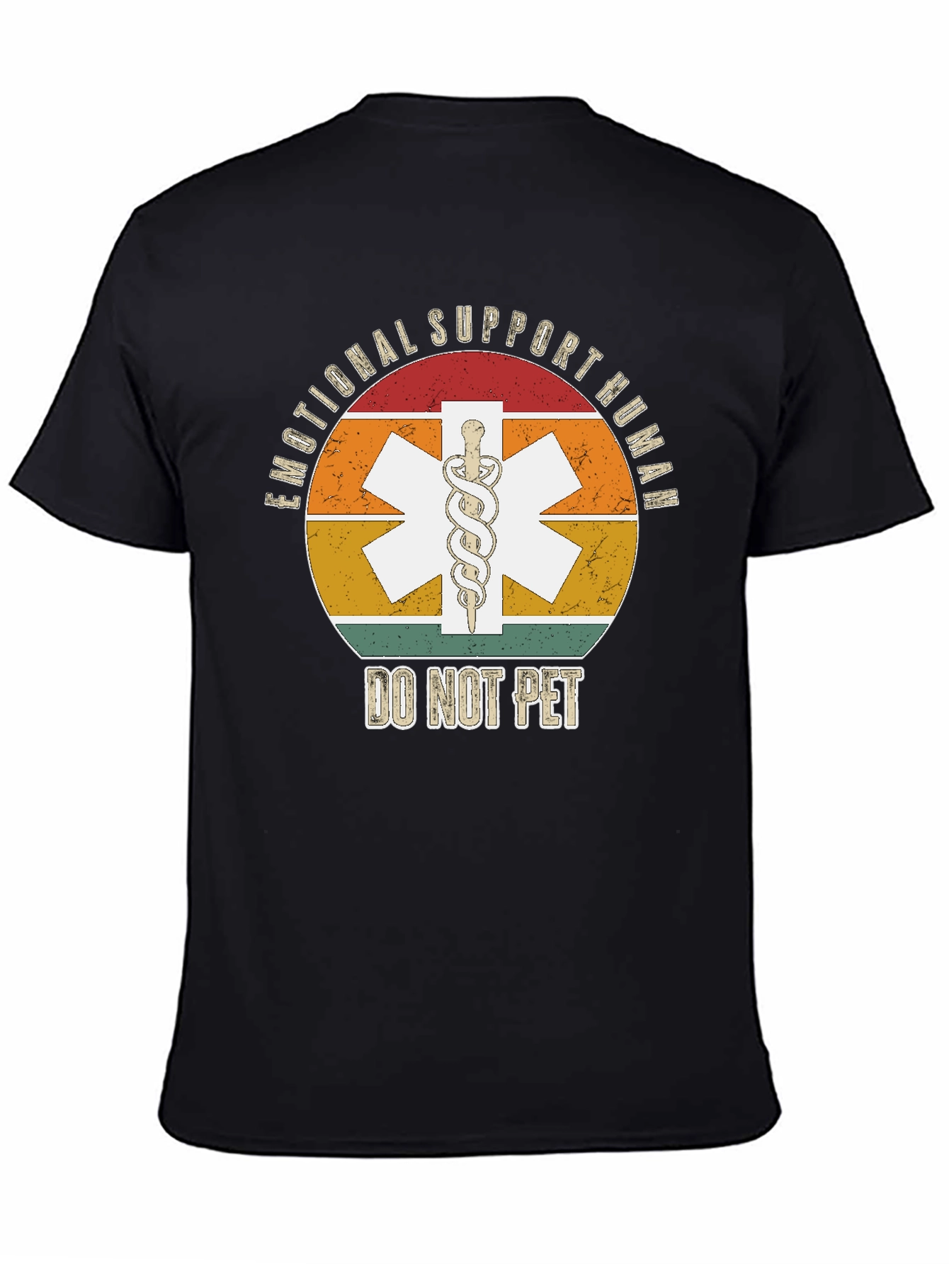 Emotional Support Human T-Shirt - Do Not Pet Graphic Tee