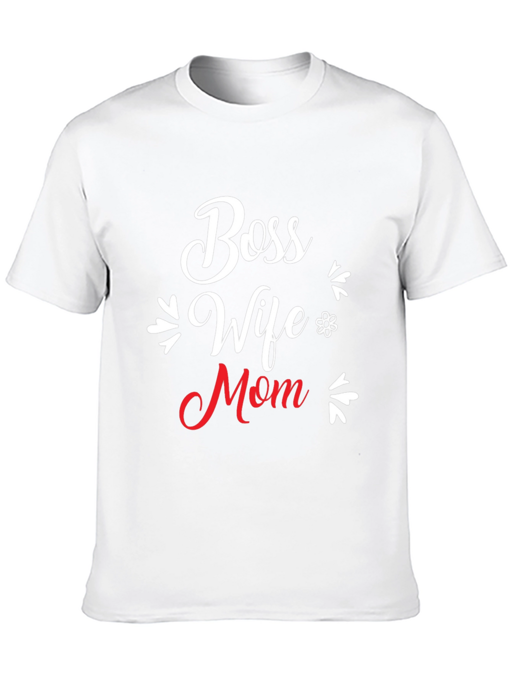 Boss Wife Mom T-Shirt - Black Tee