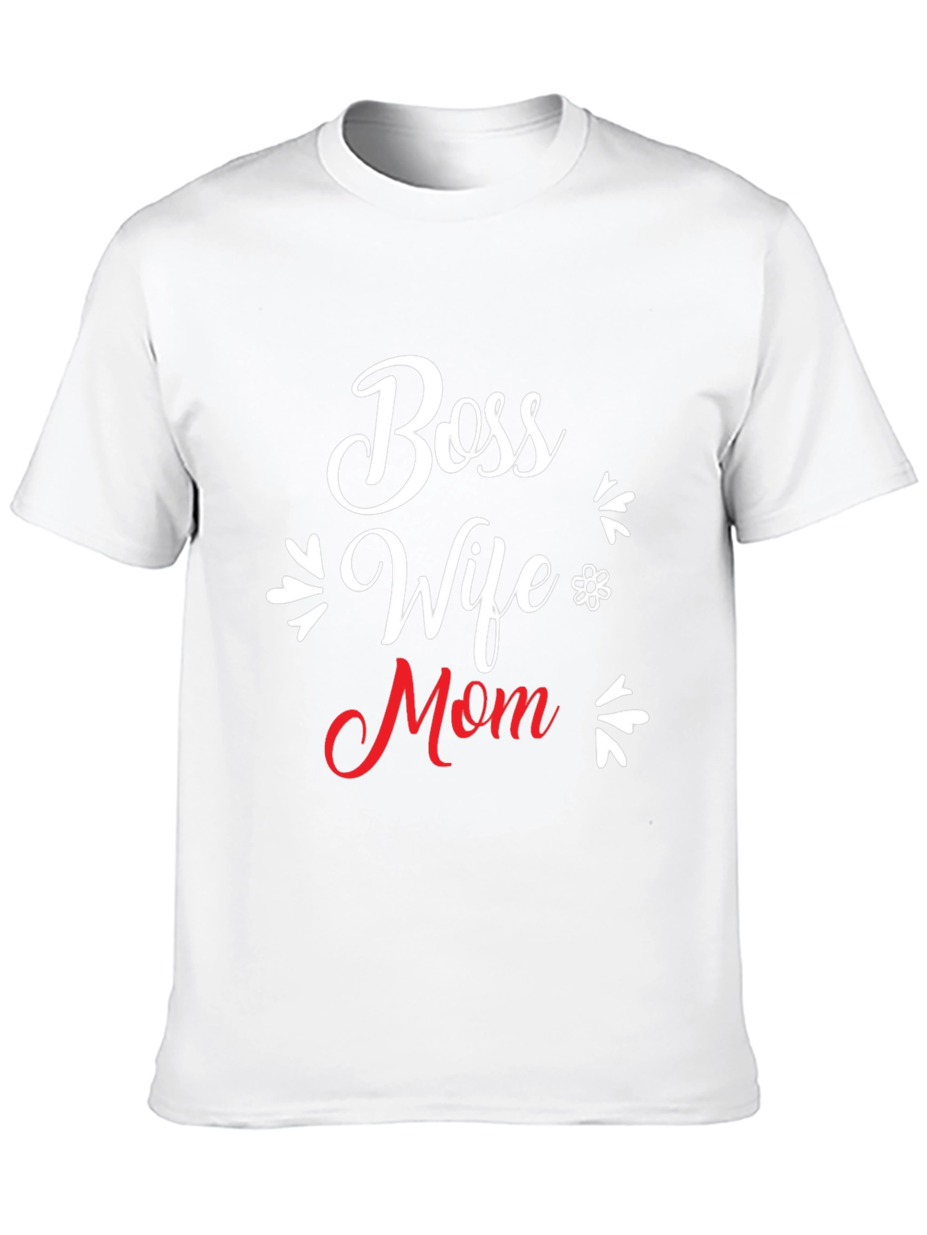 Boss Wife Mom T-Shirt - Black Tee