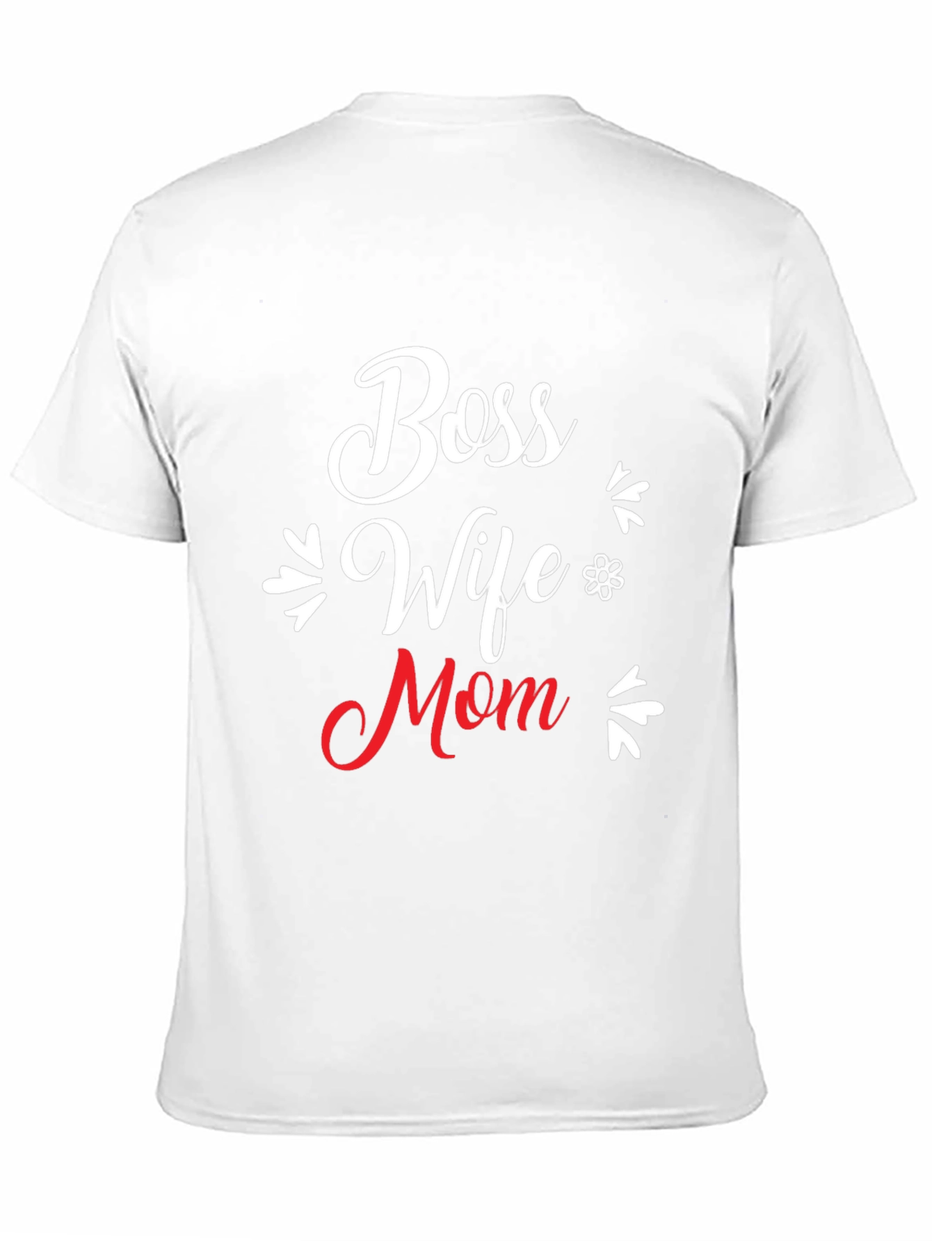 Boss Wife Mom T-Shirt - Black Tee