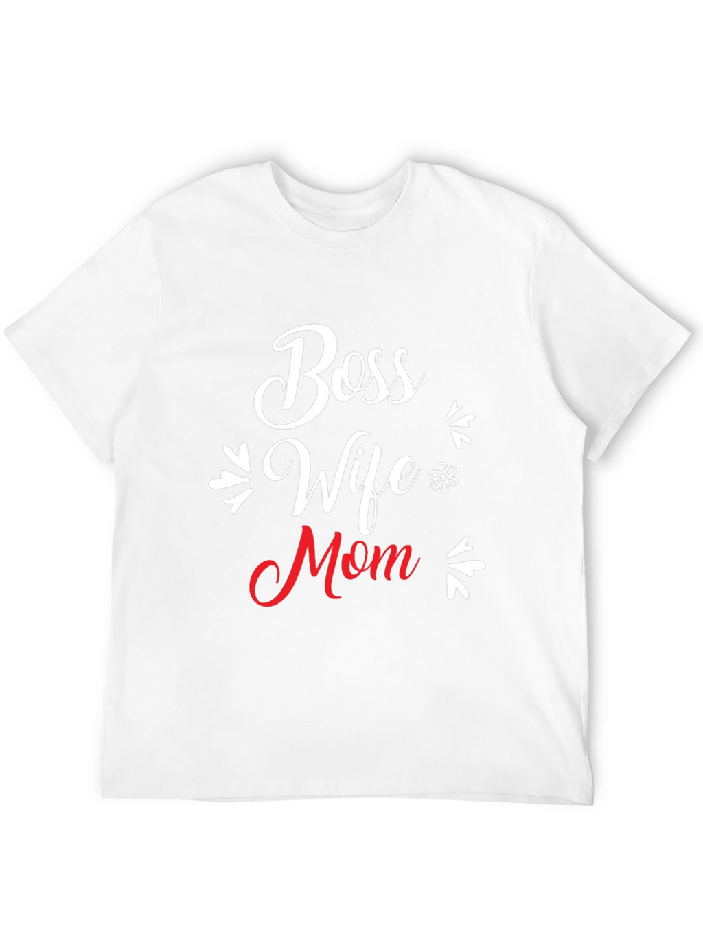 Boss Wife Mom T-Shirt - Black Tee