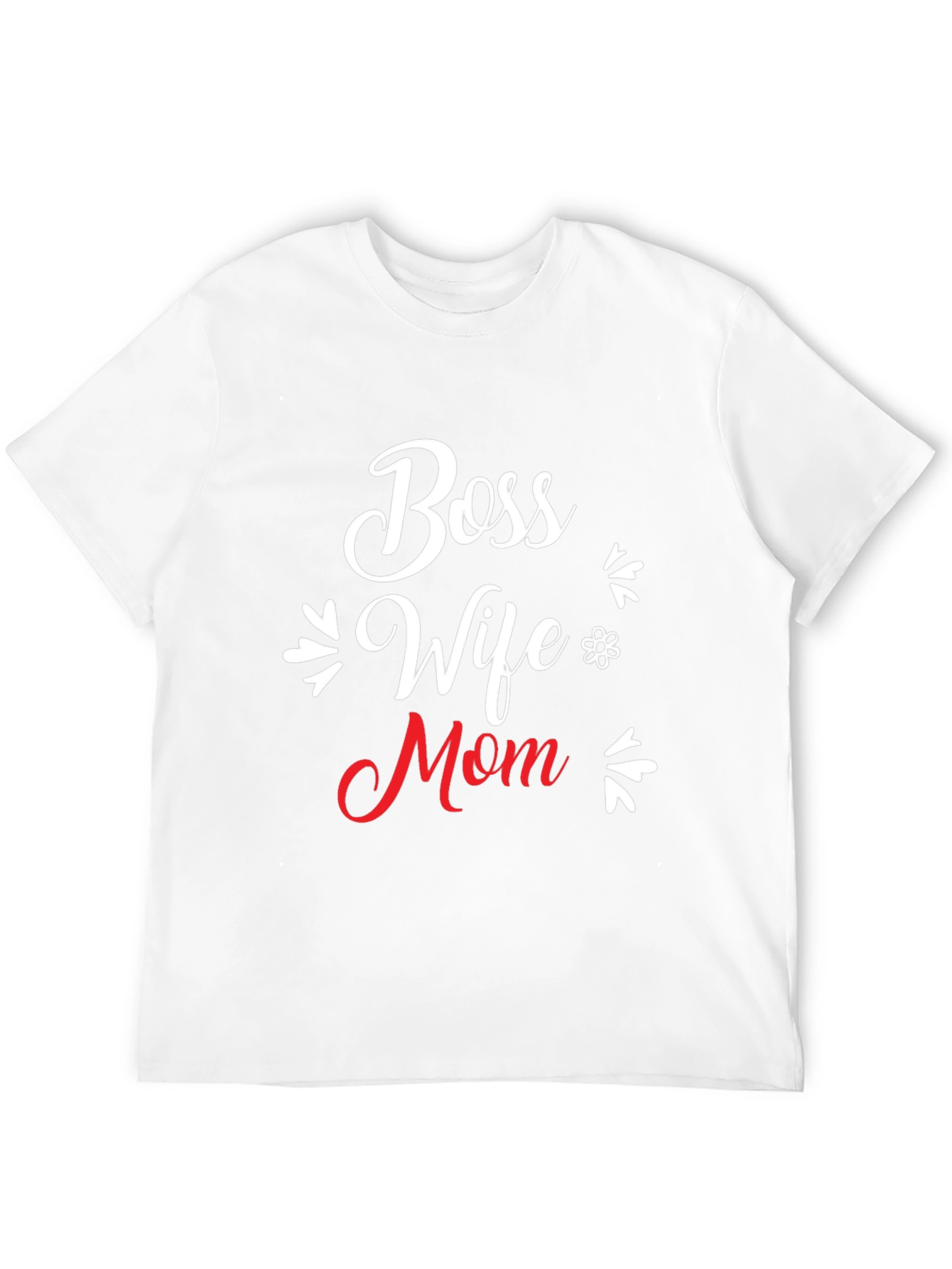 Boss Wife Mom T-Shirt - Black Tee