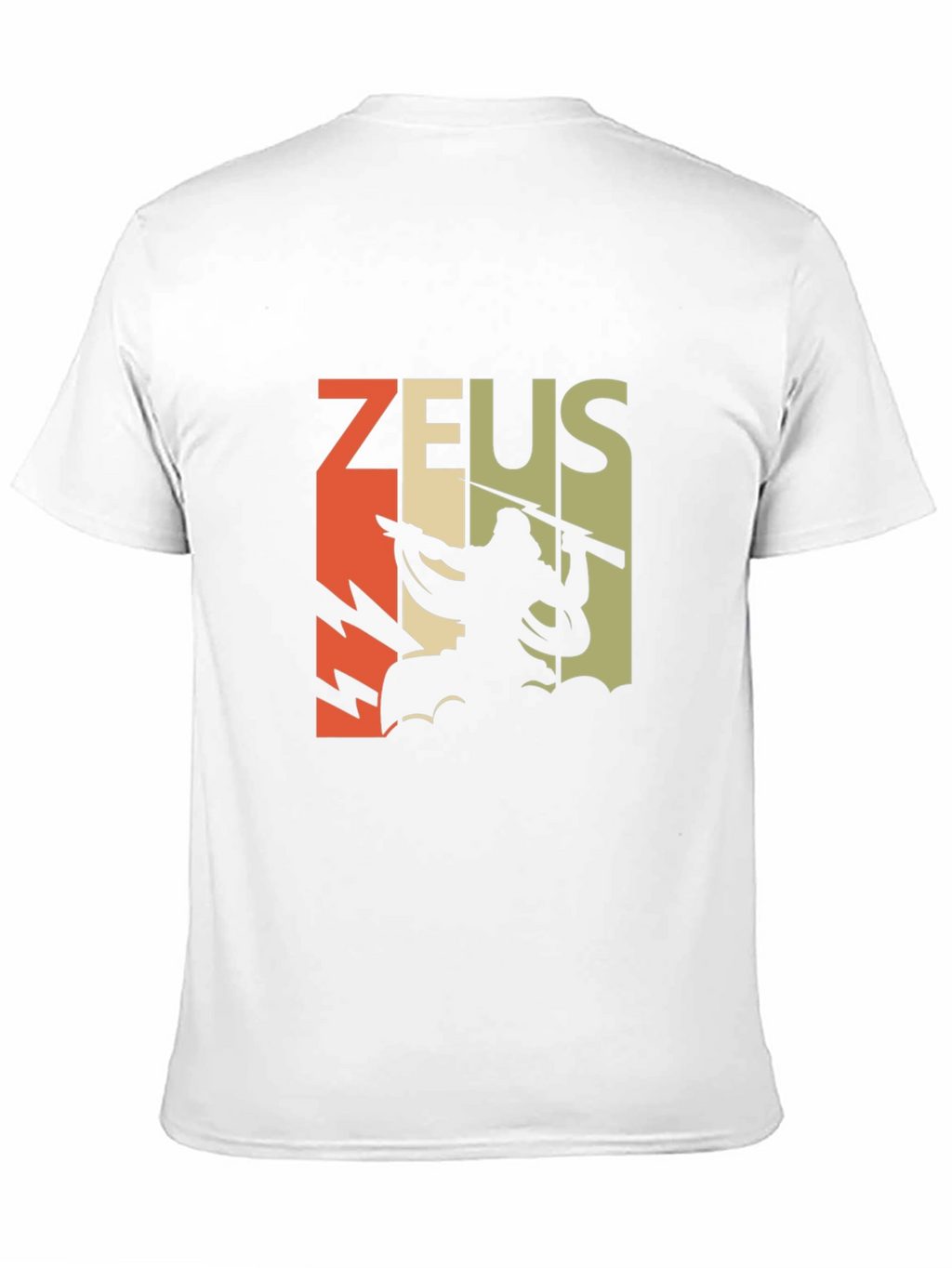 Retro Zeus Graphic T-Shirt - Black