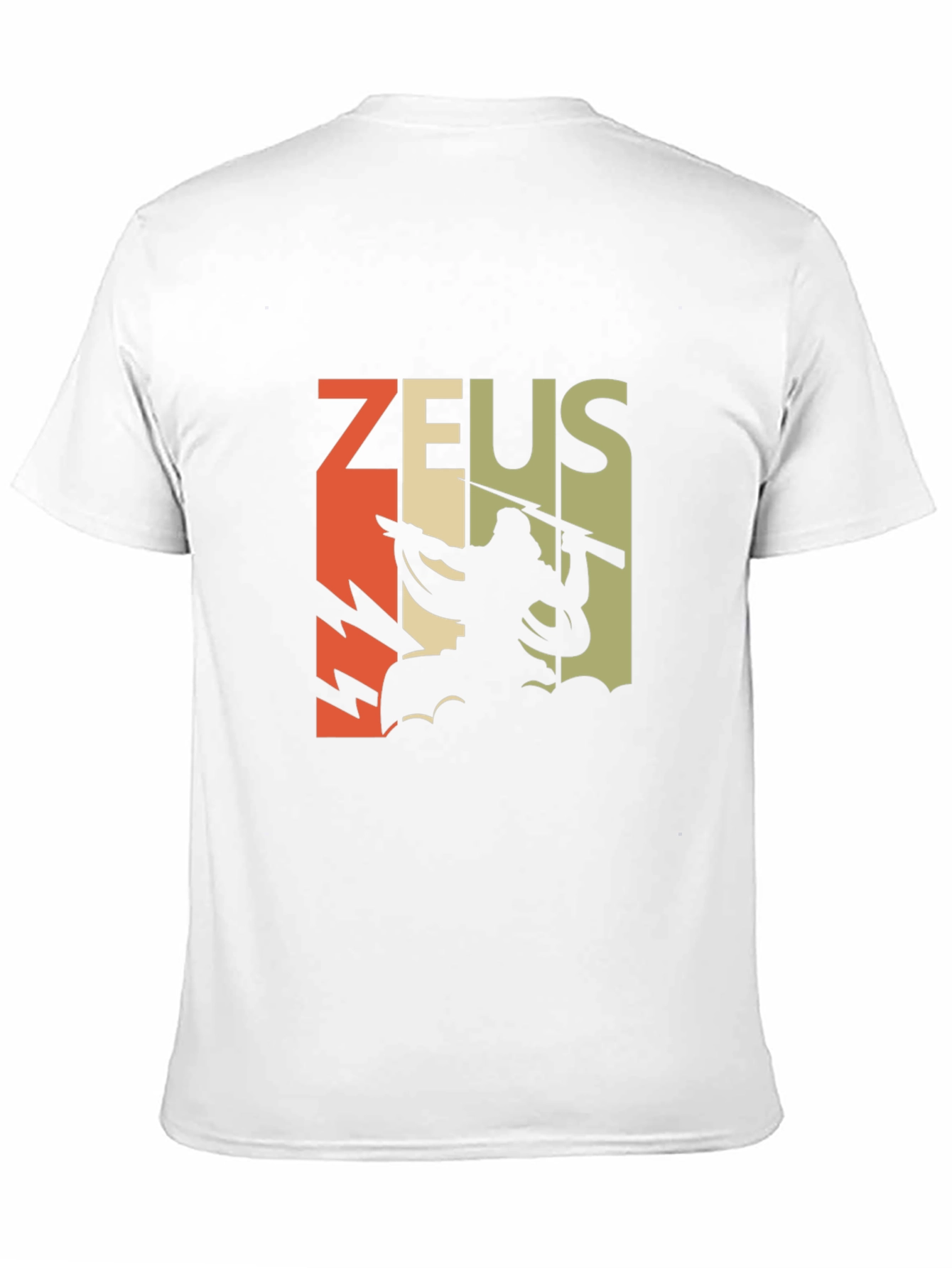 Retro Zeus Graphic T-Shirt - Black