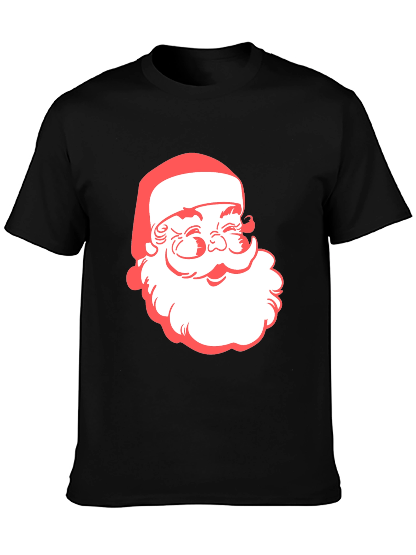Santa Graphic T-Shirt - Holiday Style