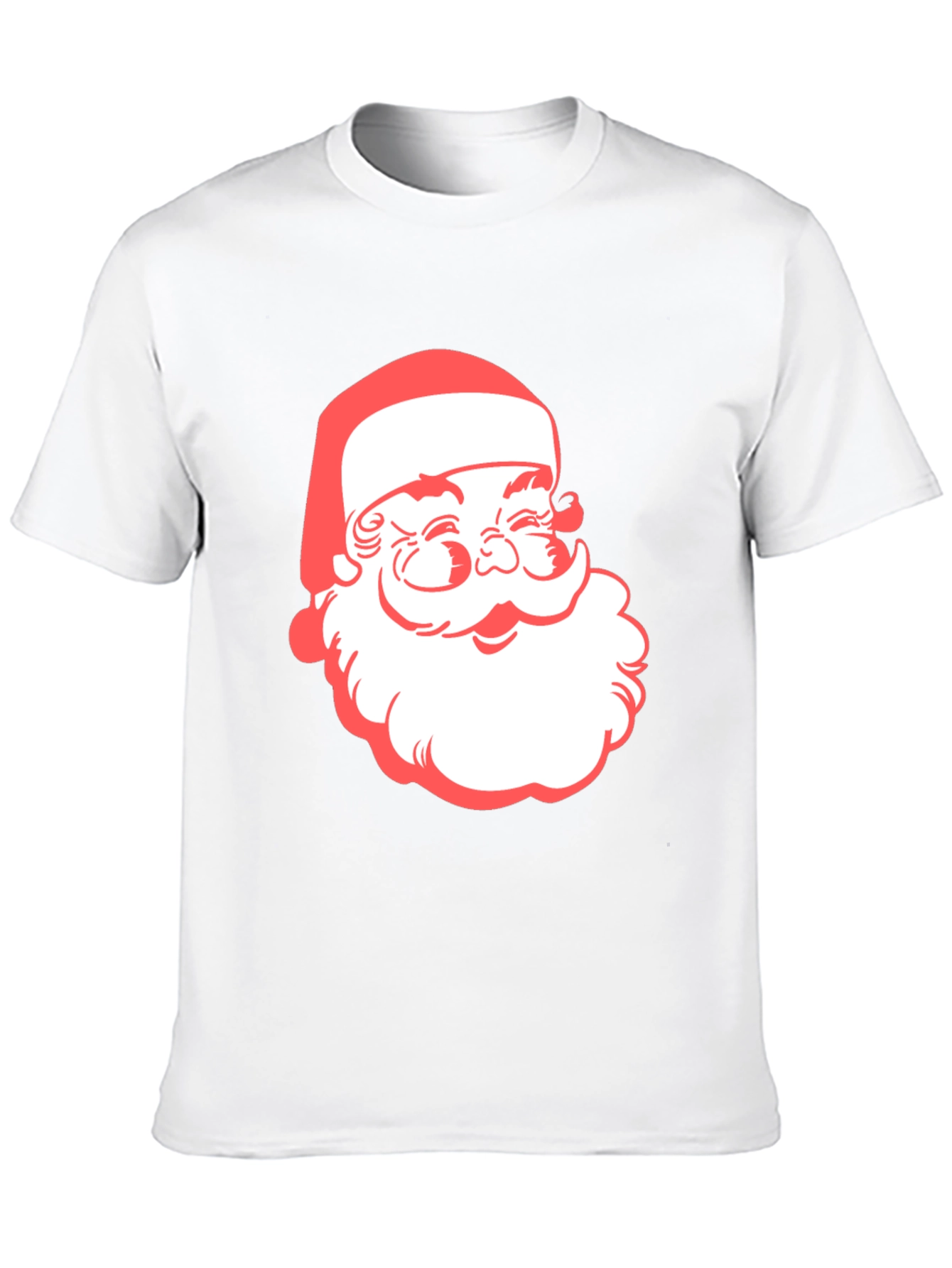 Santa Graphic T-Shirt - Holiday Style