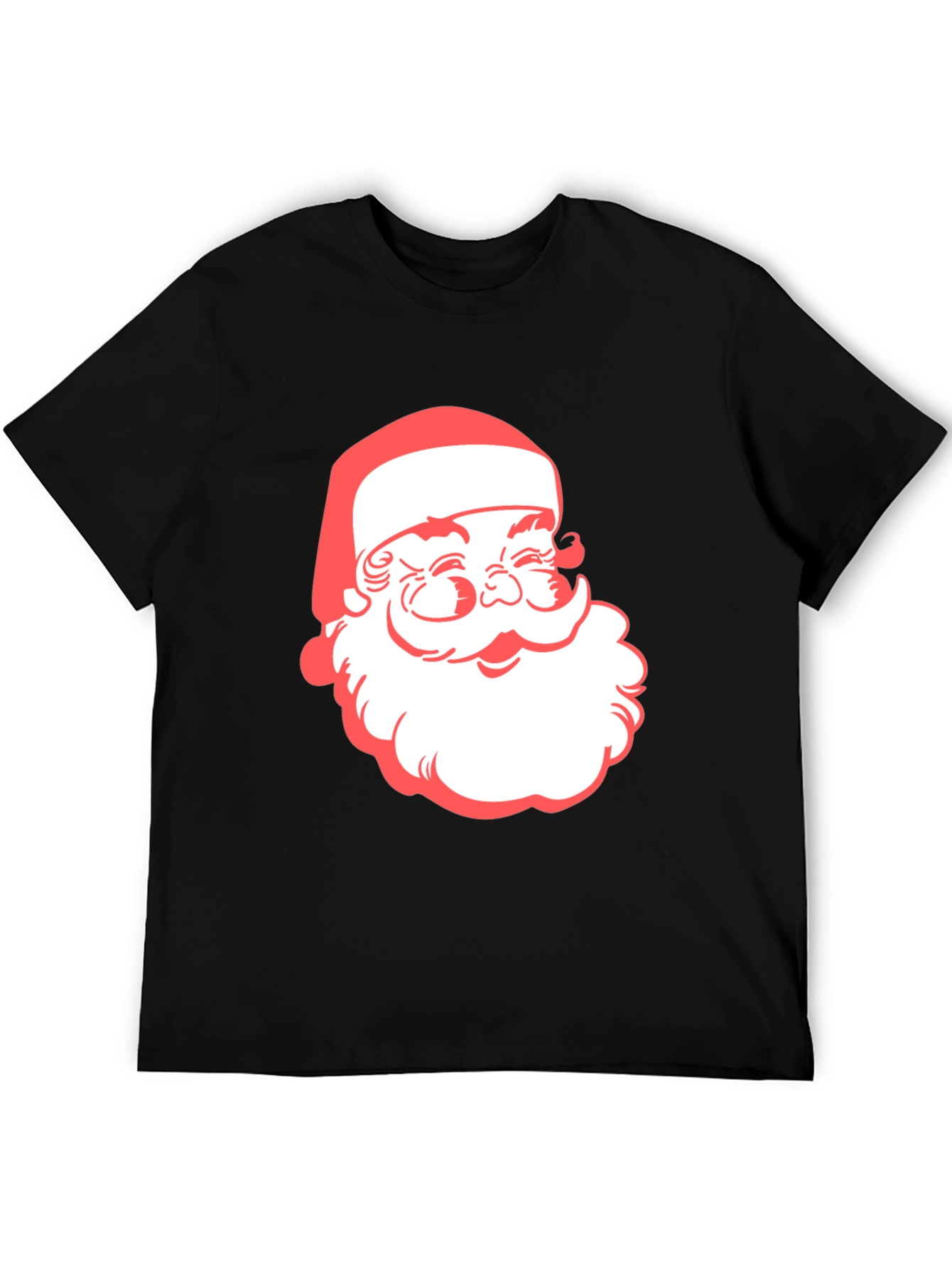 Santa Graphic T-Shirt - Holiday Style