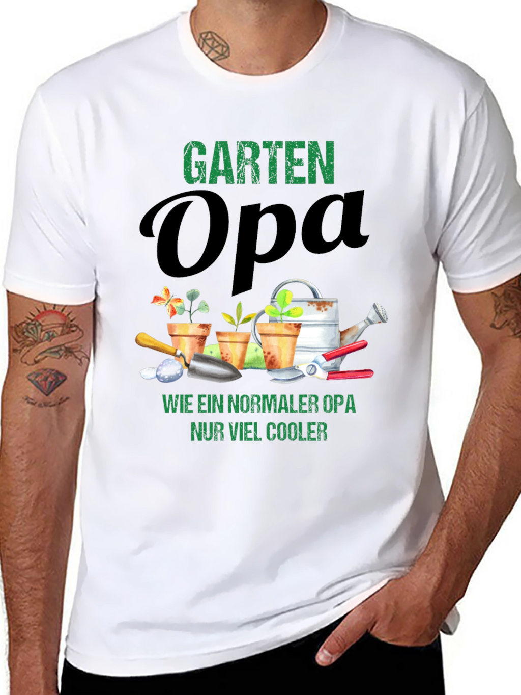 Garten Opa - Cool Gardener Grandfather T-Shirt