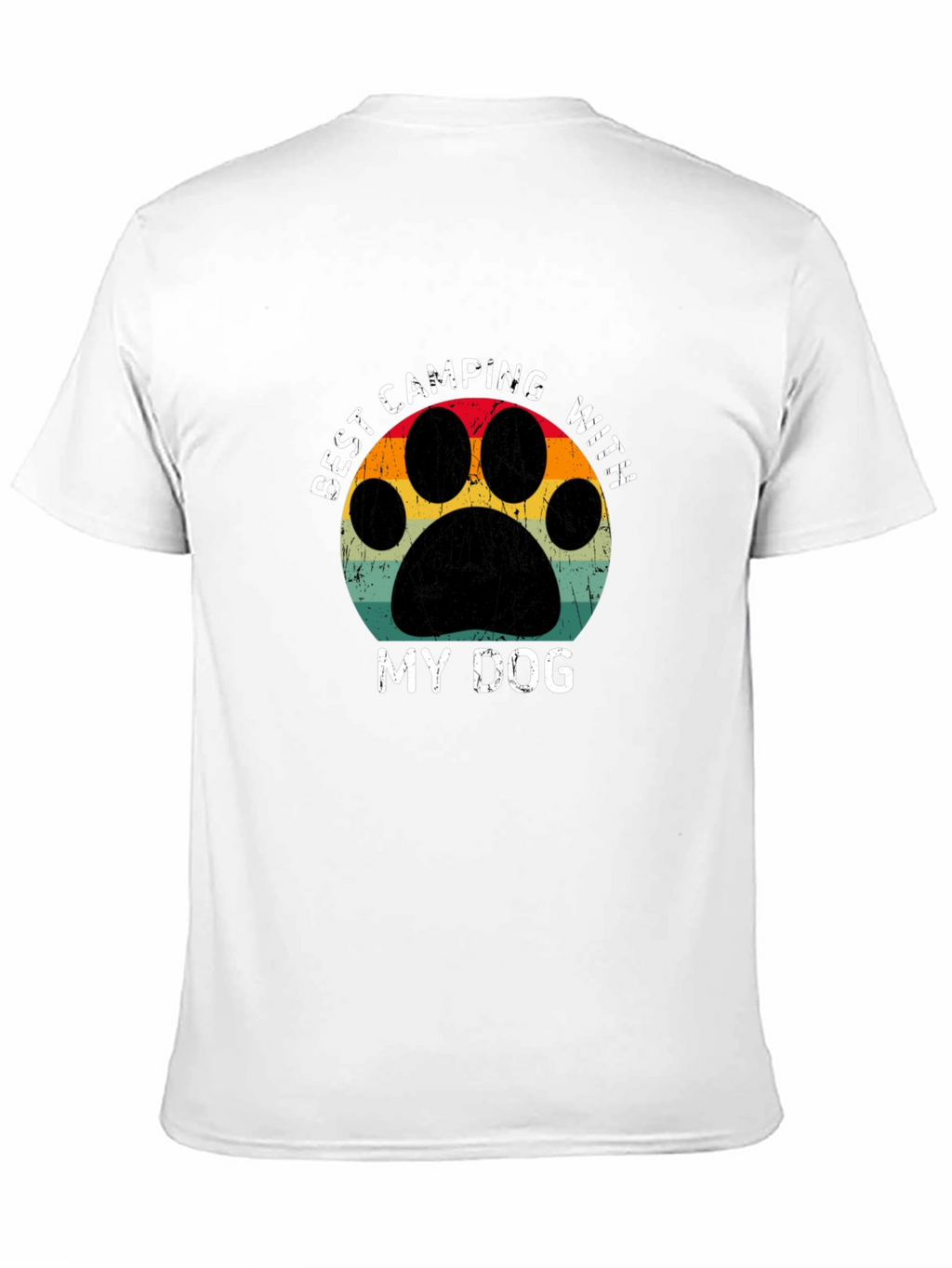 Best Camping With My Dog Graphic Tee