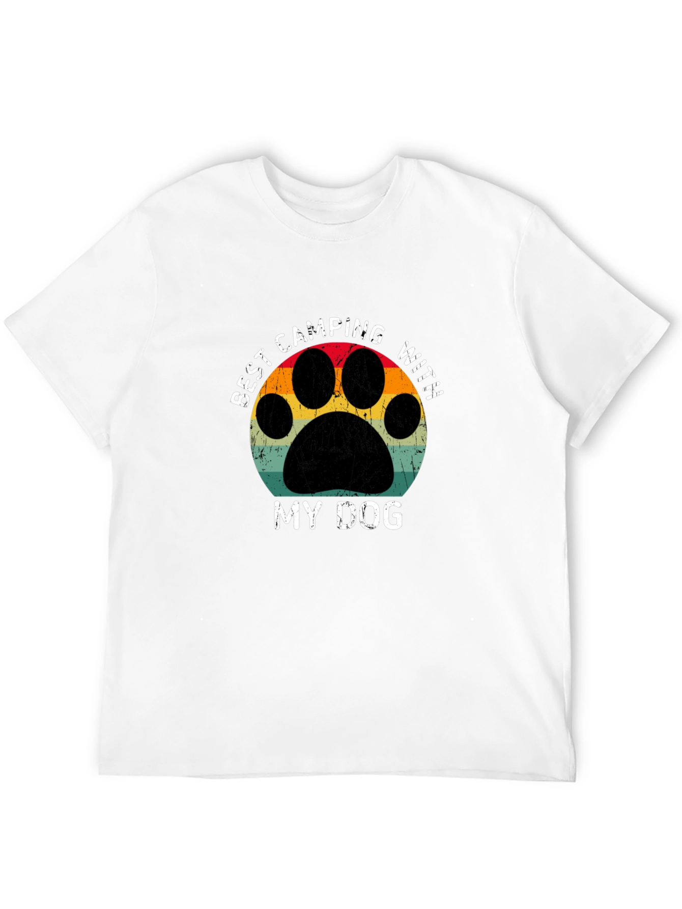 Best Camping With My Dog Graphic Tee