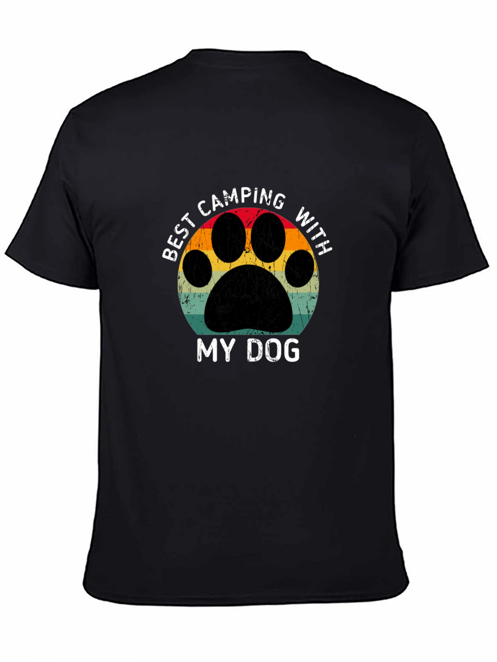 Best Camping With My Dog Graphic Tee
