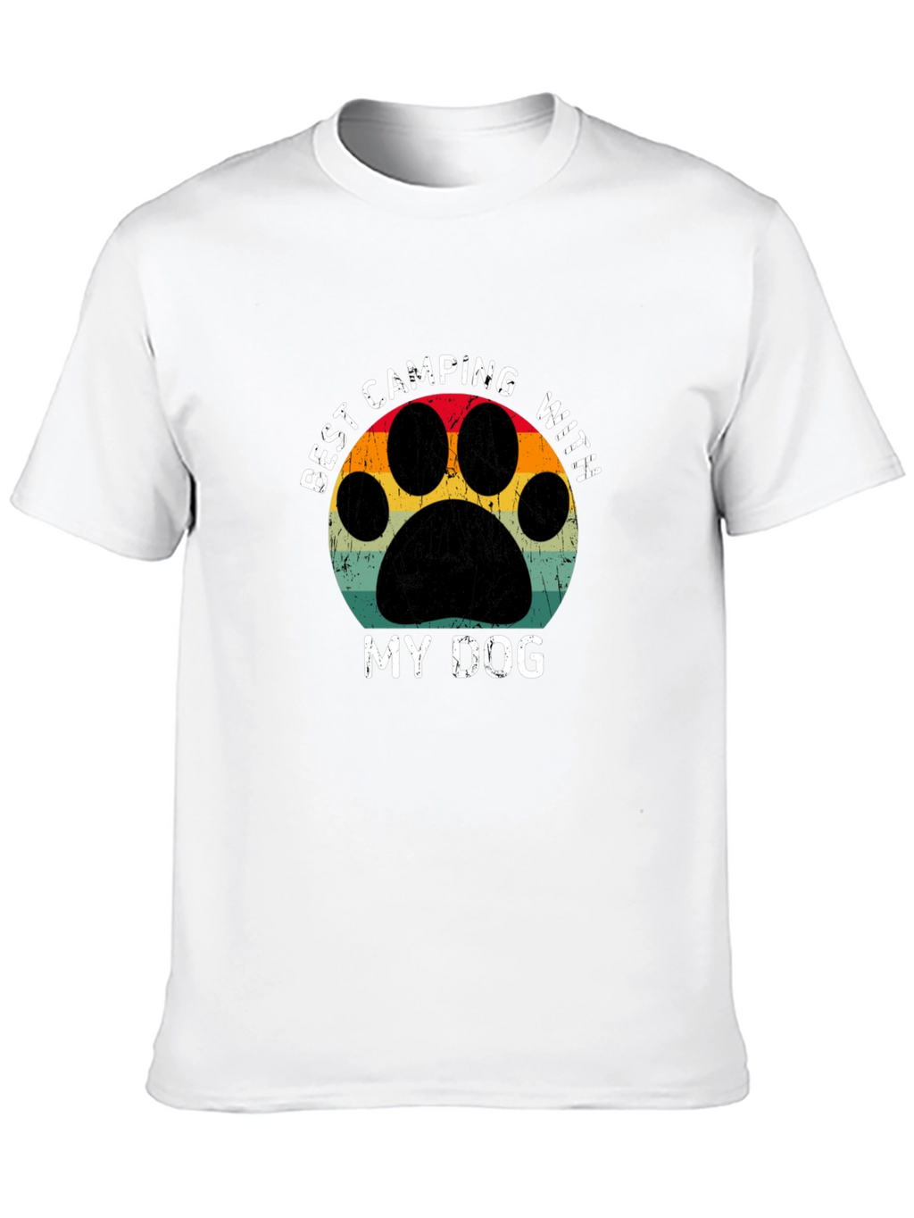 Best Camping With My Dog Graphic Tee