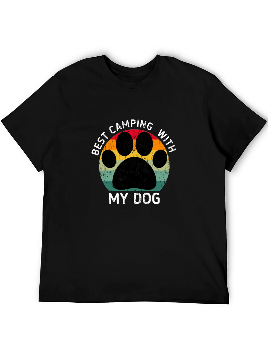 Best Camping With My Dog Graphic Tee