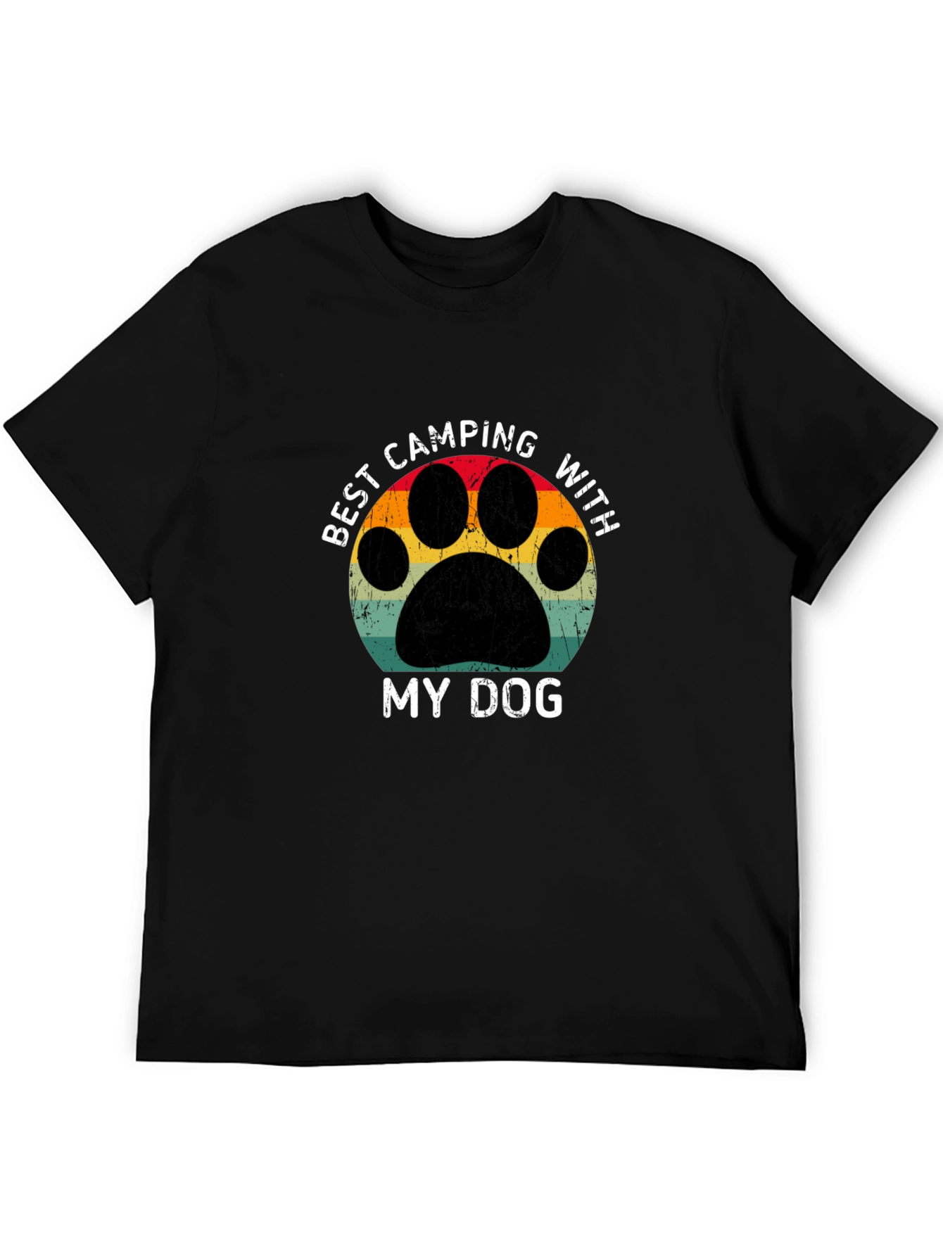 Best Camping With My Dog Graphic Tee