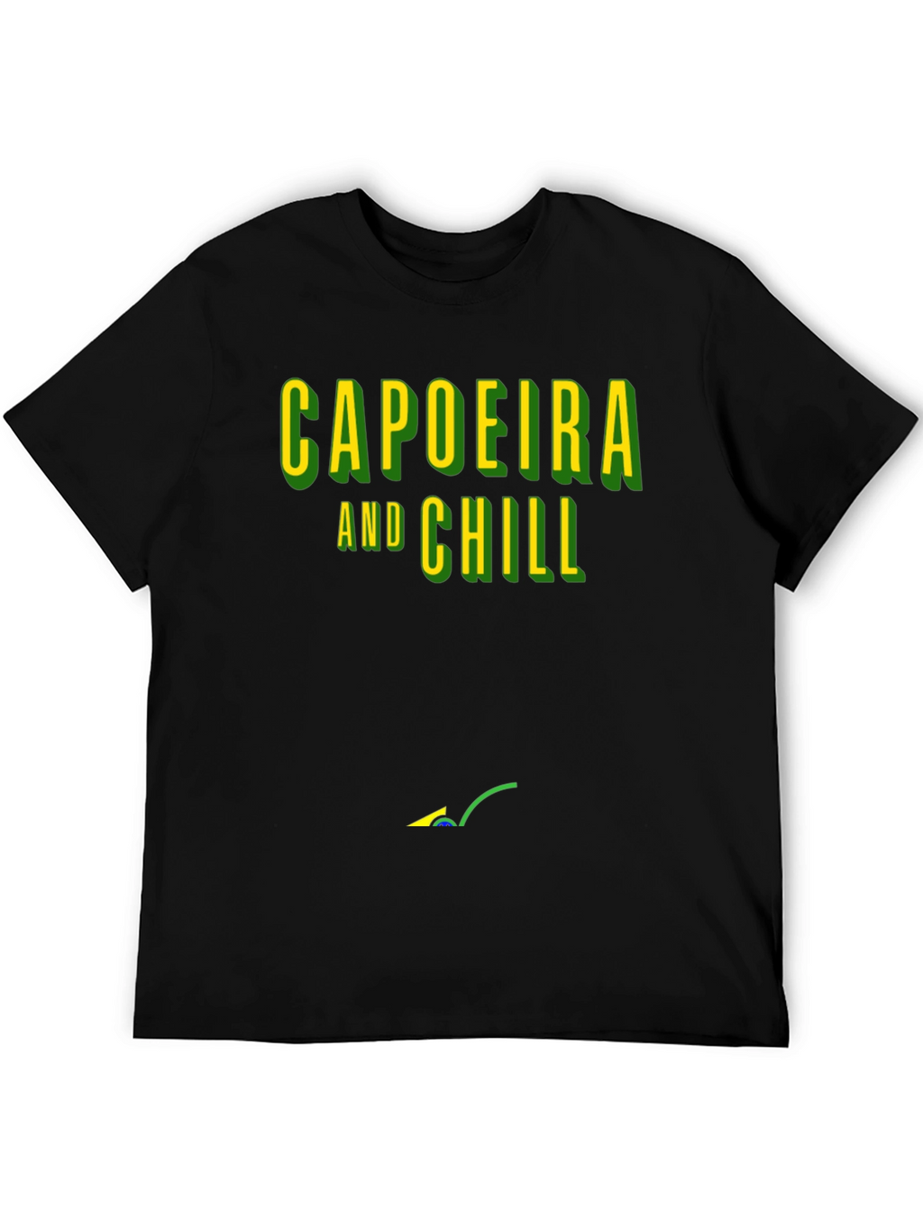 Capoeira and Chill Graphic T-Shirt - Black