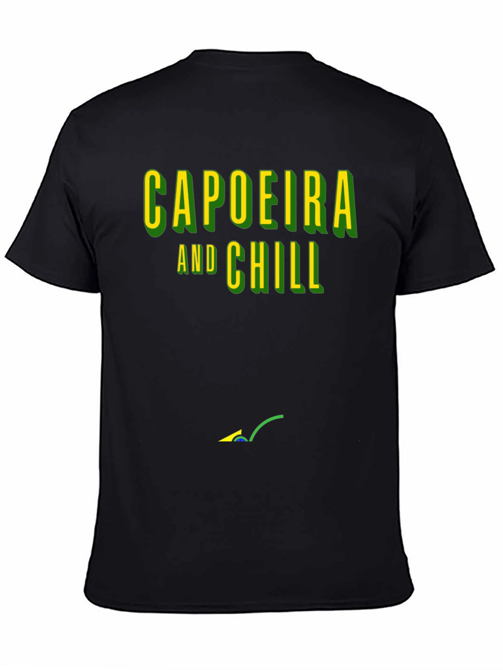 Capoeira and Chill Graphic T-Shirt - Black
