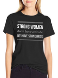 Strong Women Standards Graphic Tee