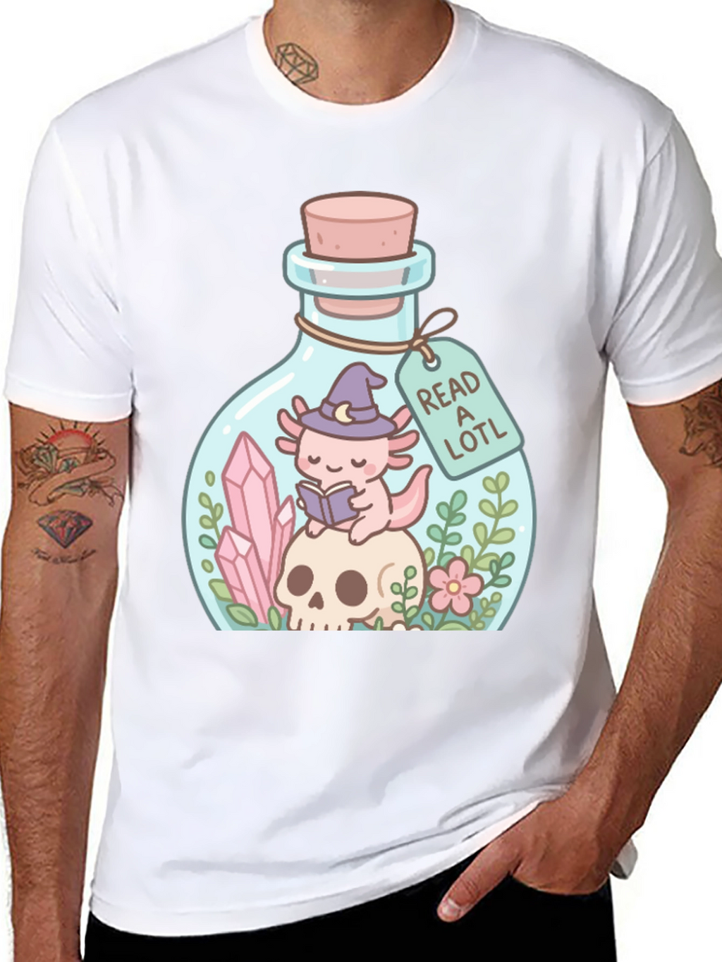 Read a Lotl Axolotl in Jar T-Shirt