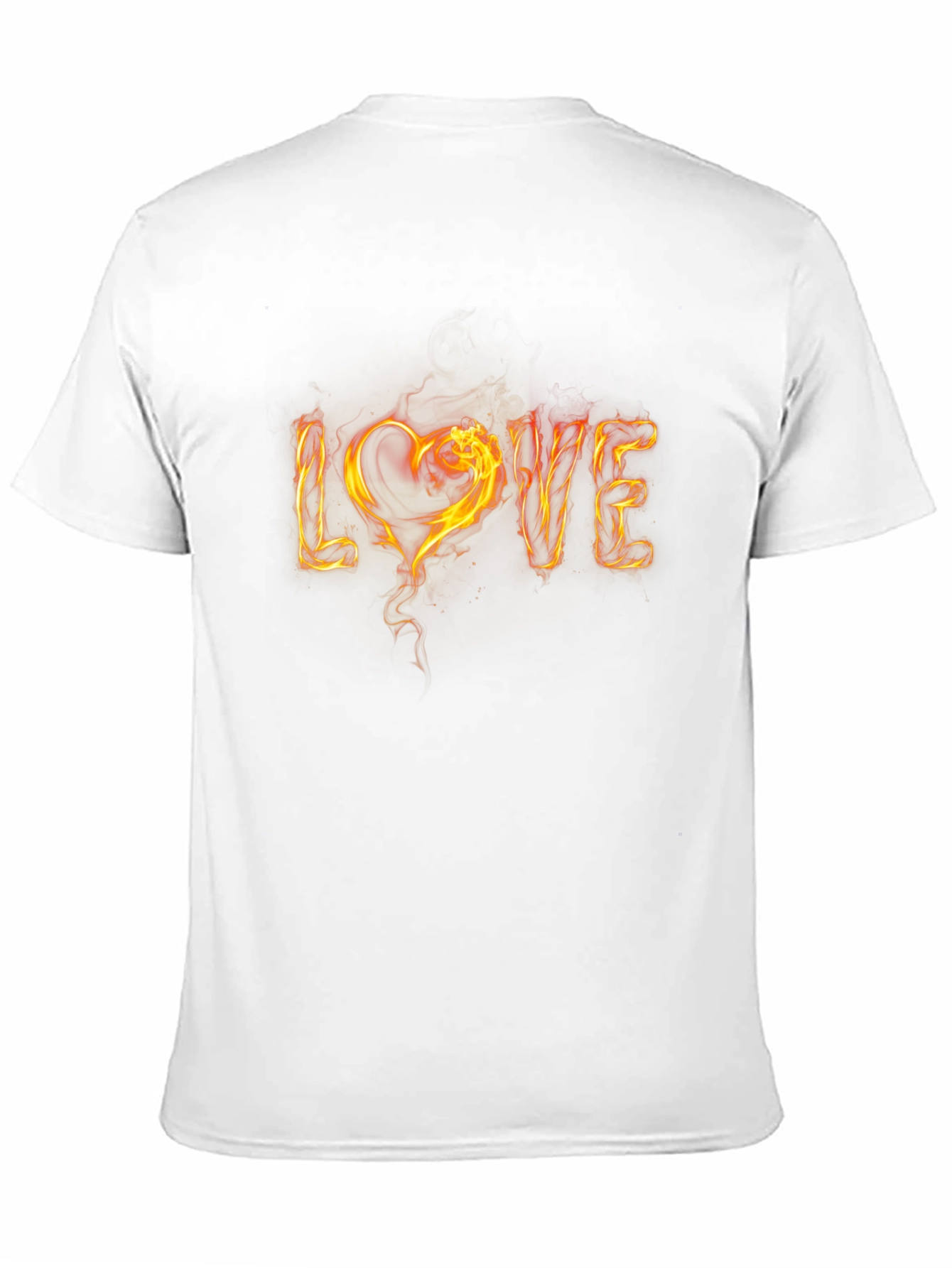 Fiery LOVE Graphic Tee - Black