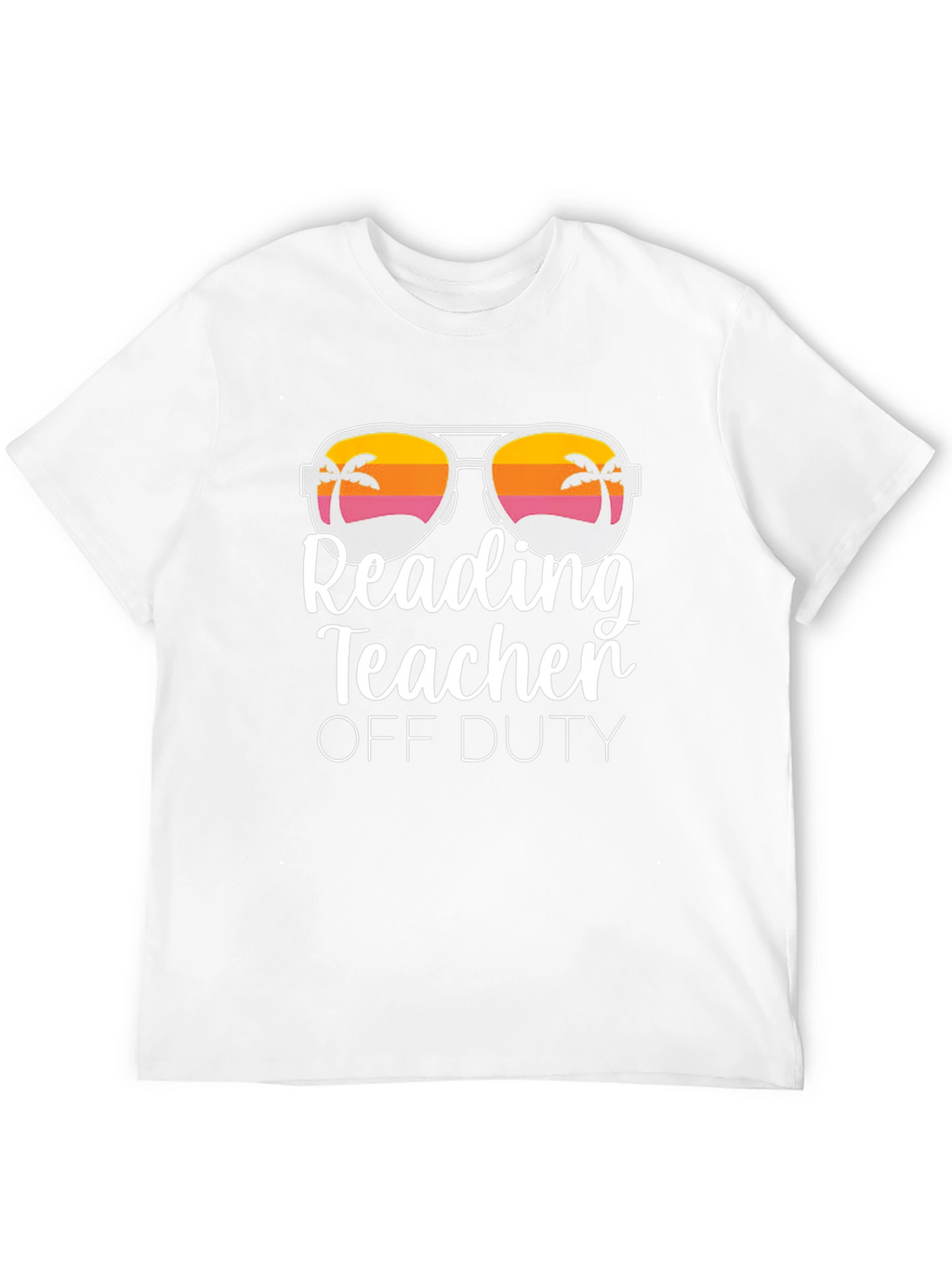 Reading Teacher Off Duty T-Shirt - Black Cotton Tee