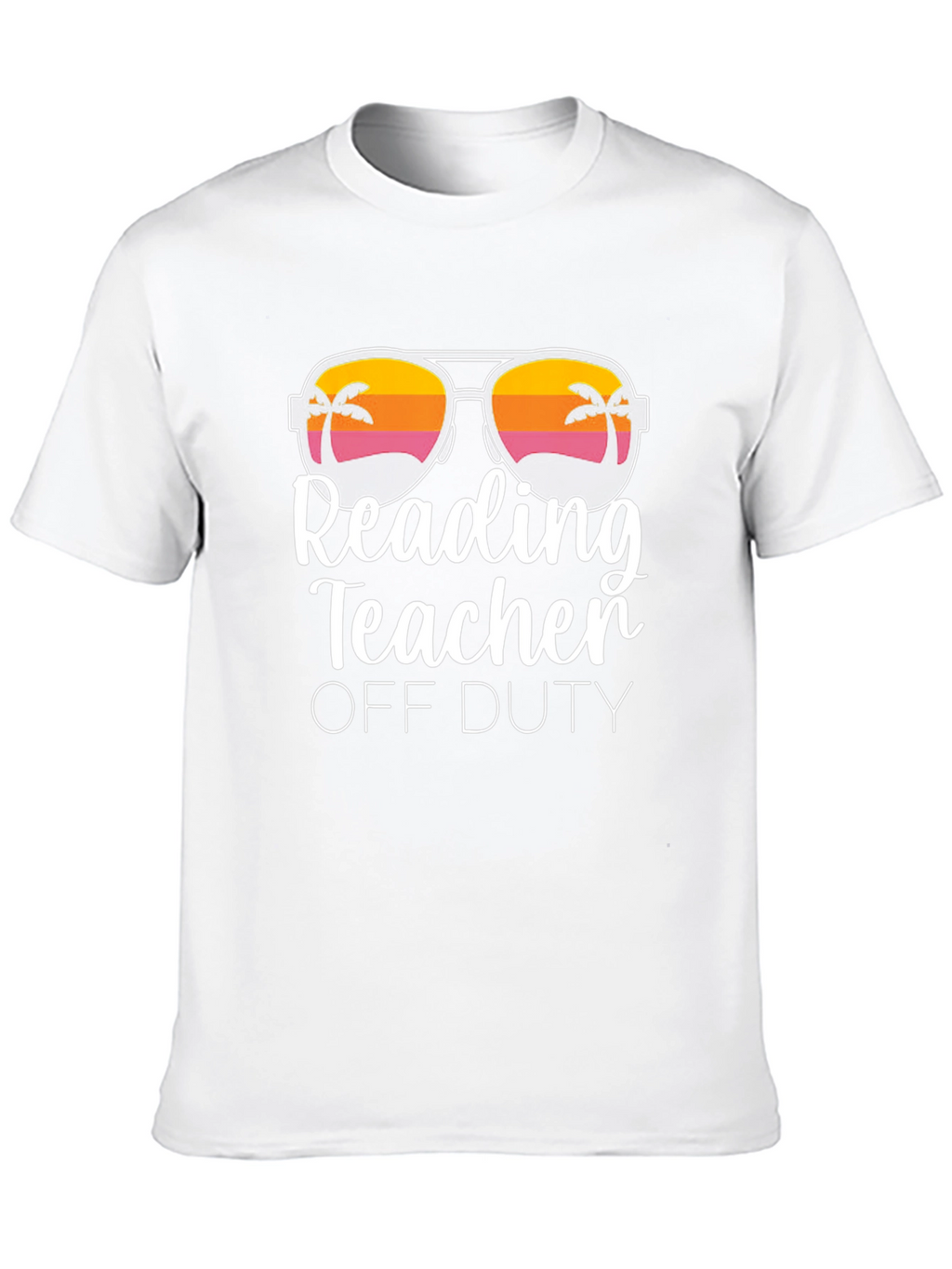 Reading Teacher Off Duty T-Shirt - Black Cotton Tee