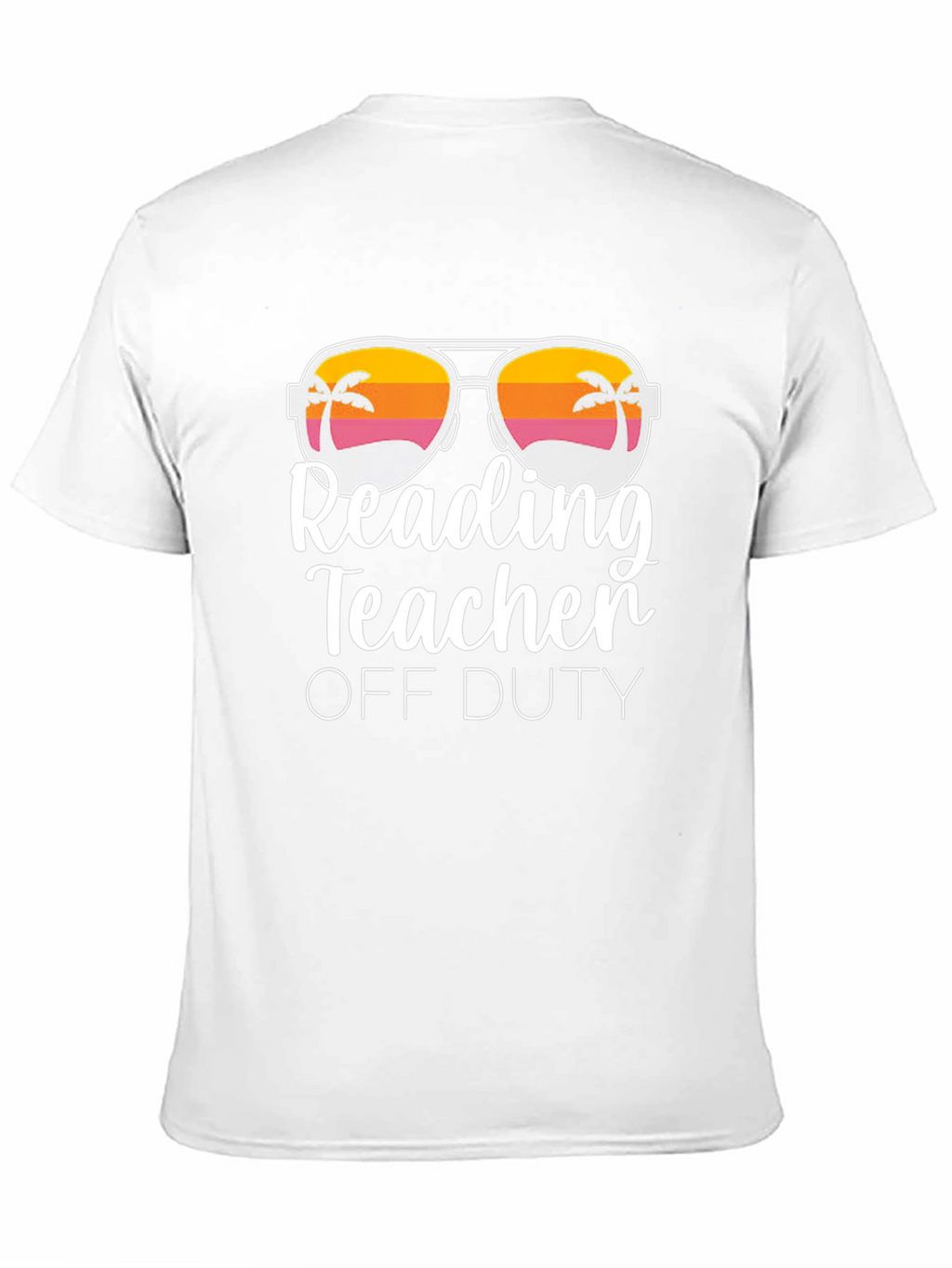 Reading Teacher Off Duty T-Shirt - Black Cotton Tee