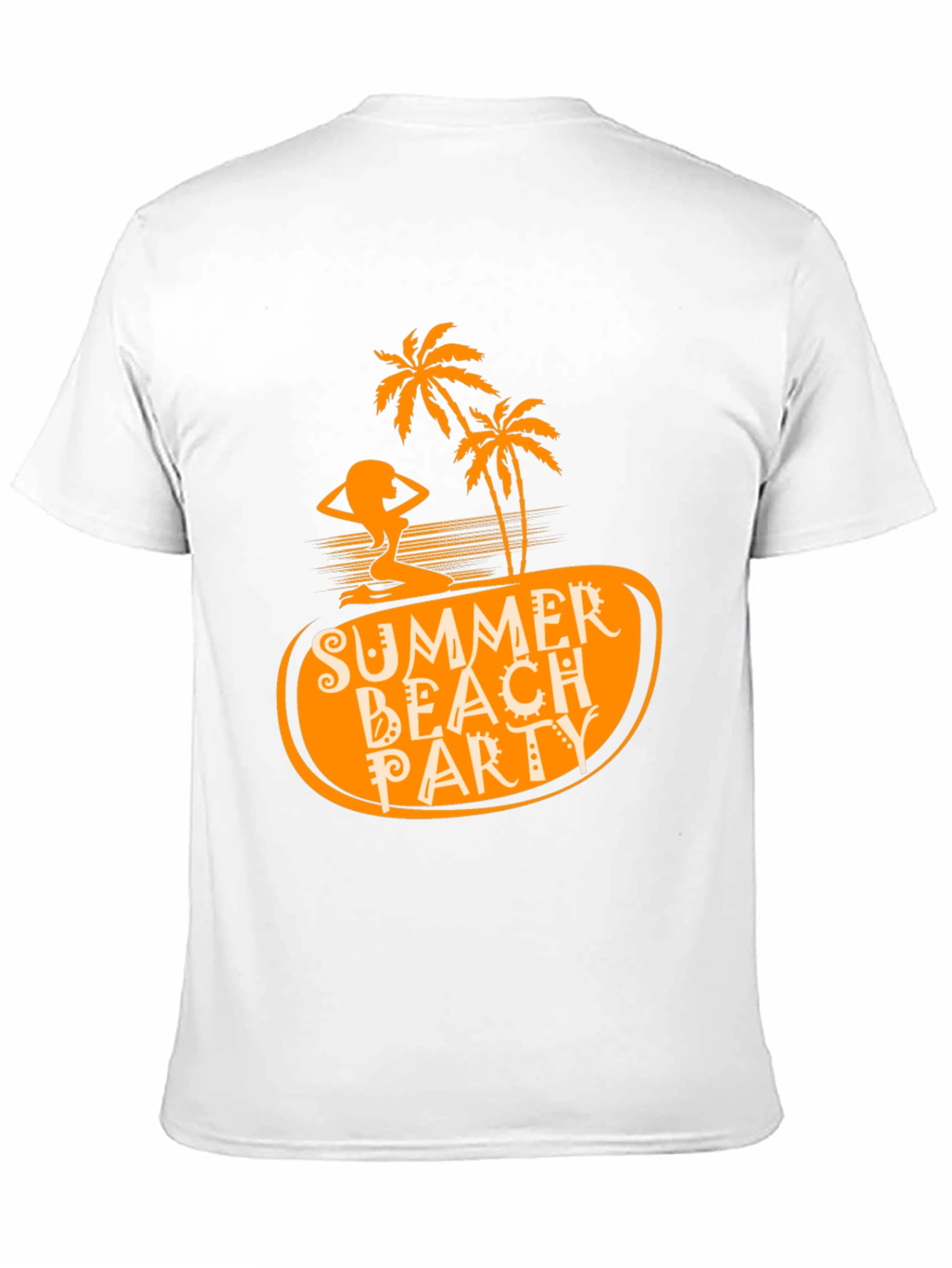 Summer Beach Party Black T-Shirt