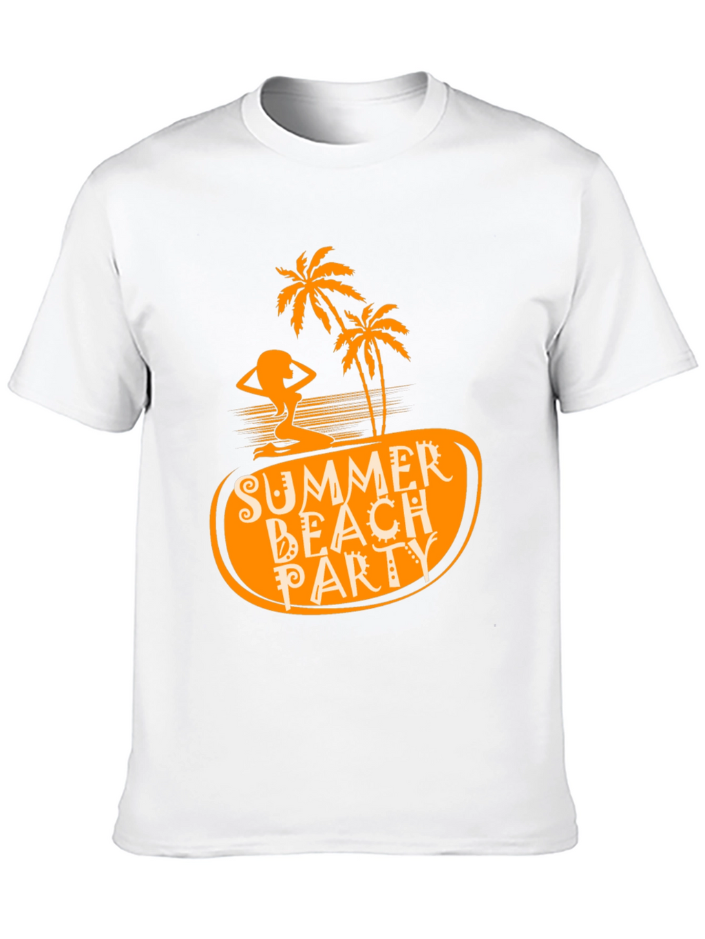Summer Beach Party Black T-Shirt