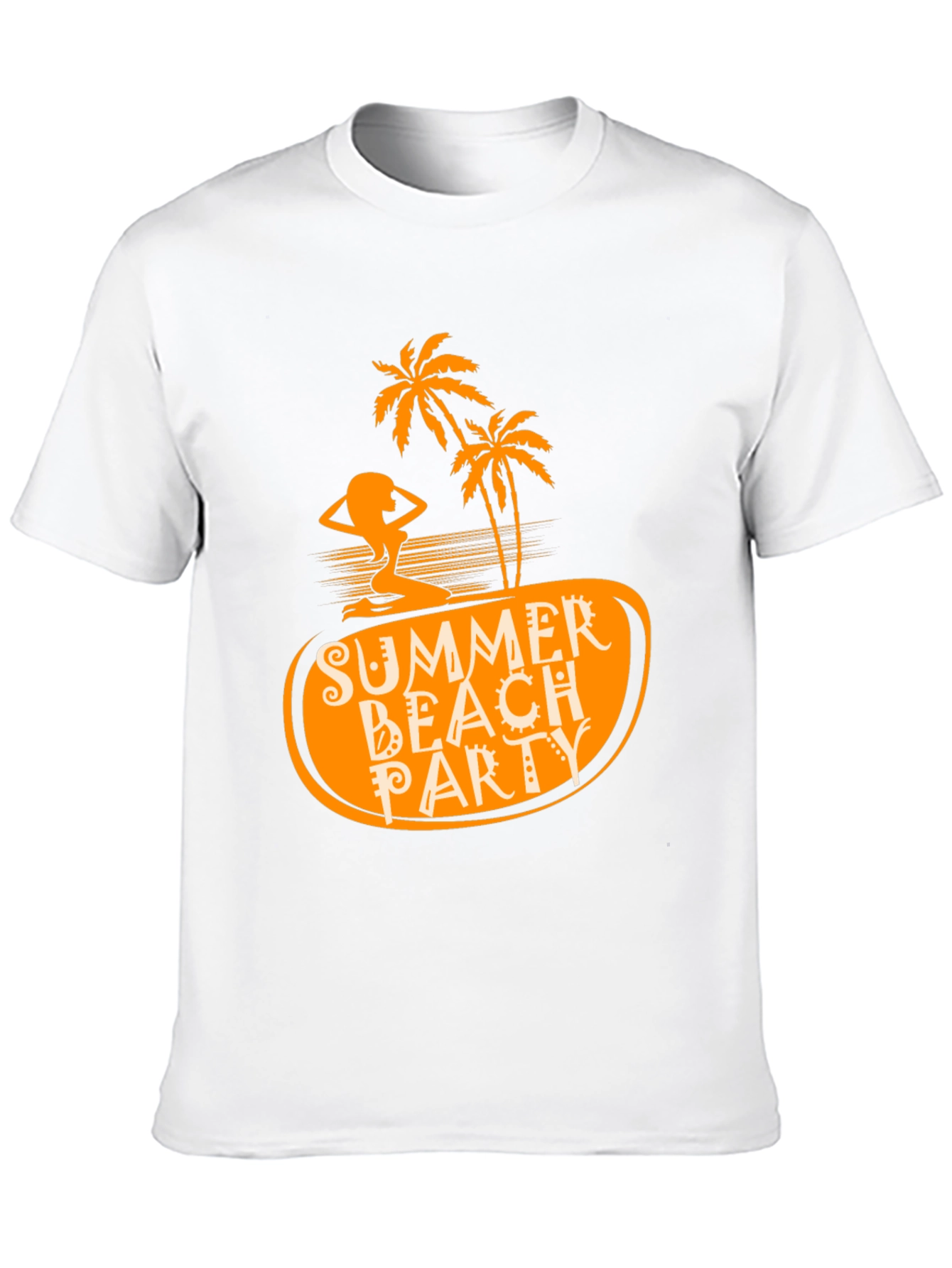 Summer Beach Party Black T-Shirt