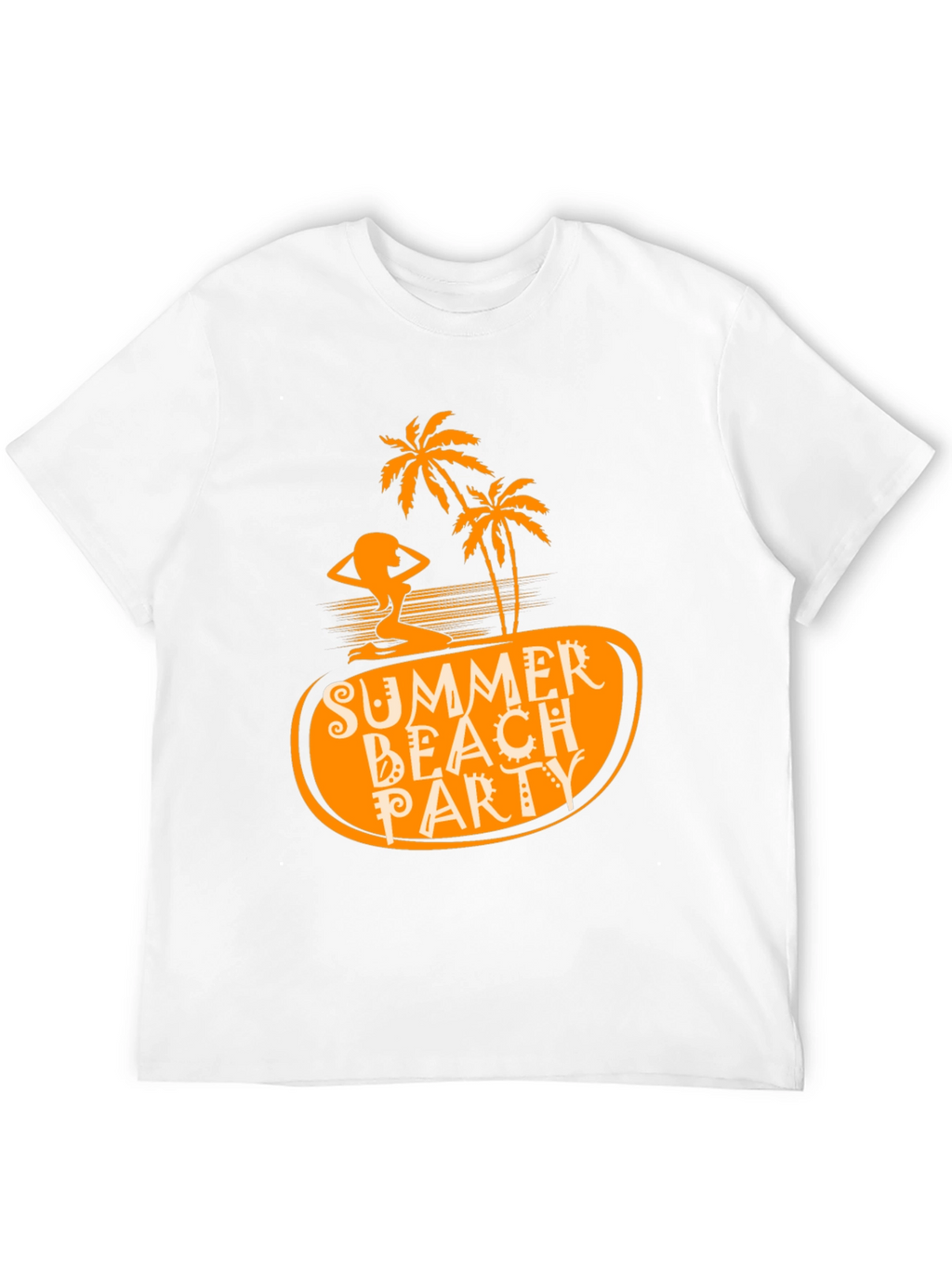 Summer Beach Party Black T-Shirt