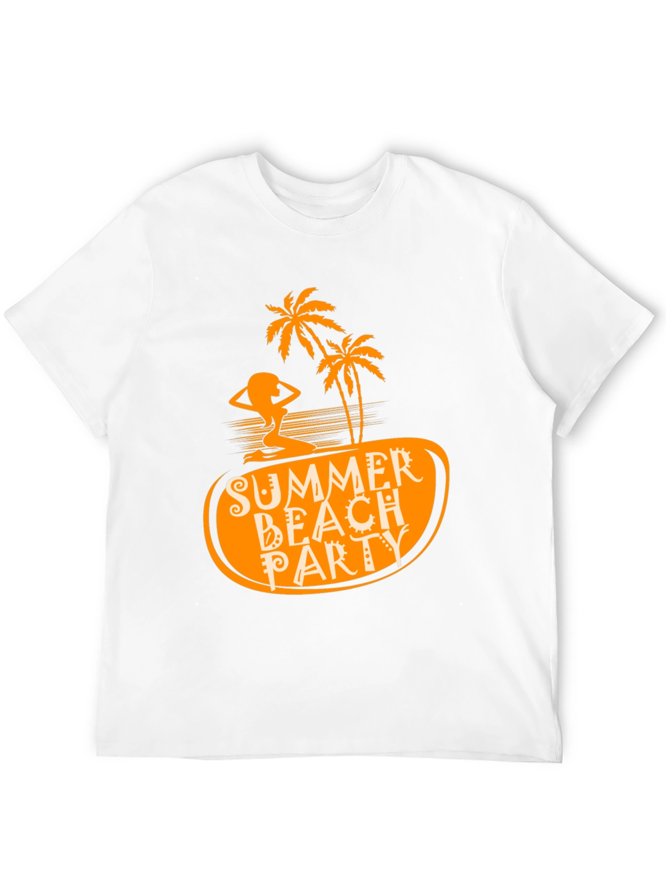 Summer Beach Party Black T-Shirt