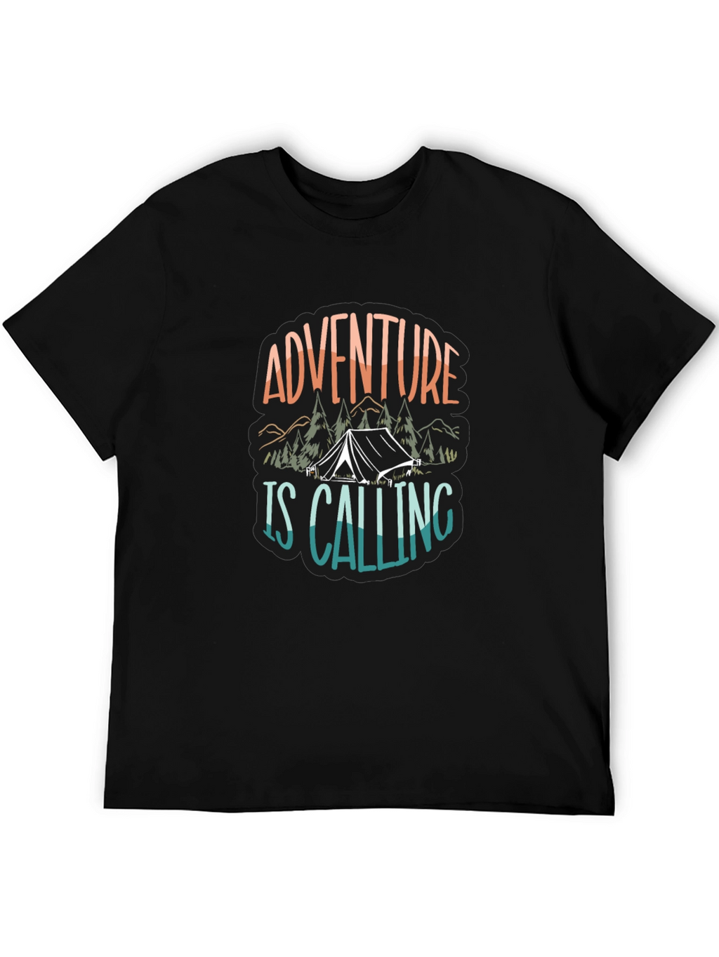 Adventure Is Calling Camping Graphic Tee