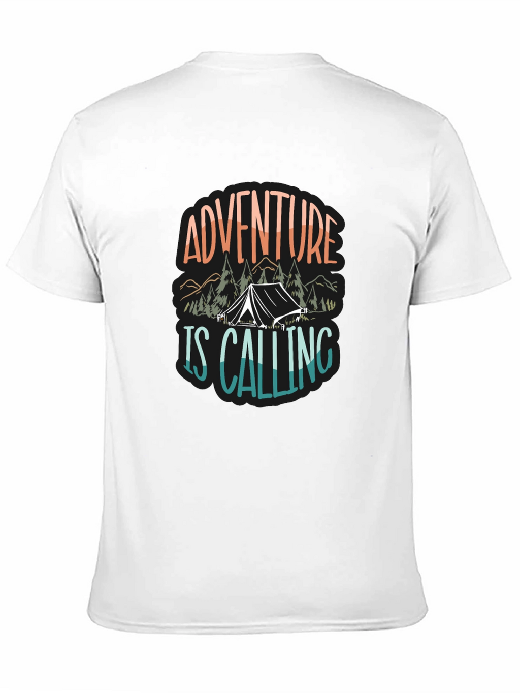 Adventure Is Calling Camping Graphic Tee