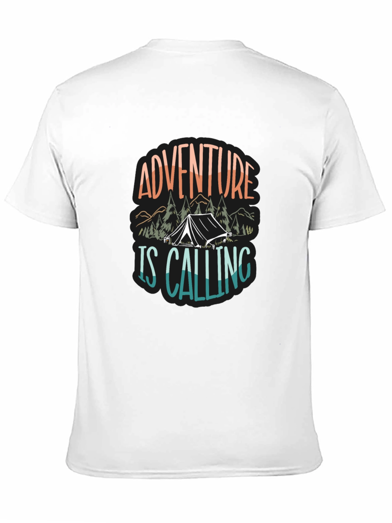 Adventure Is Calling Camping Graphic Tee